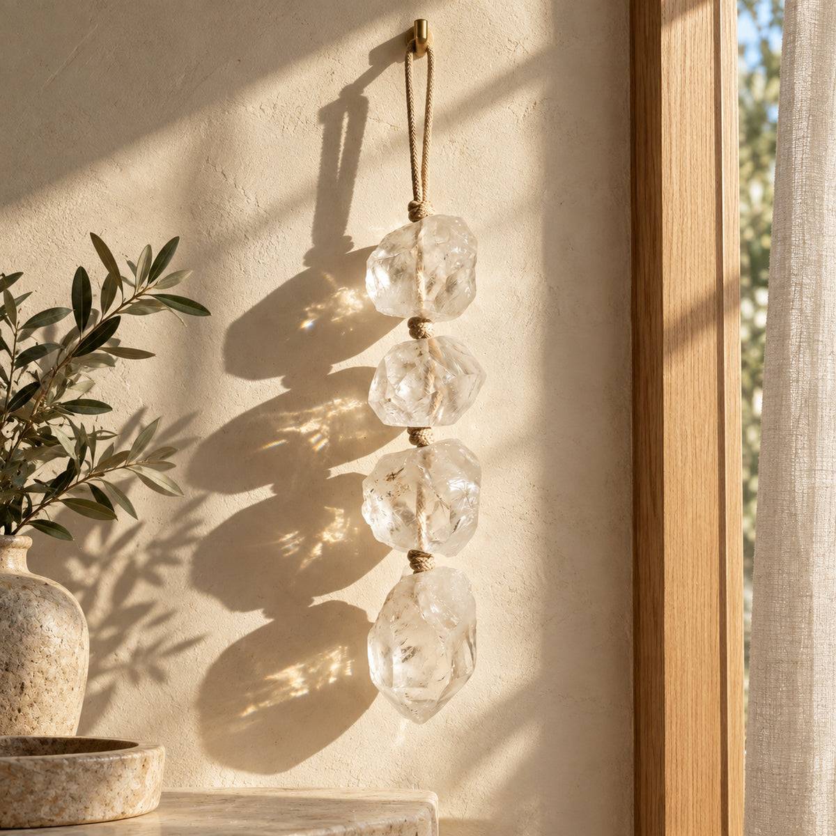 Clear Quartz Hanging, main view
