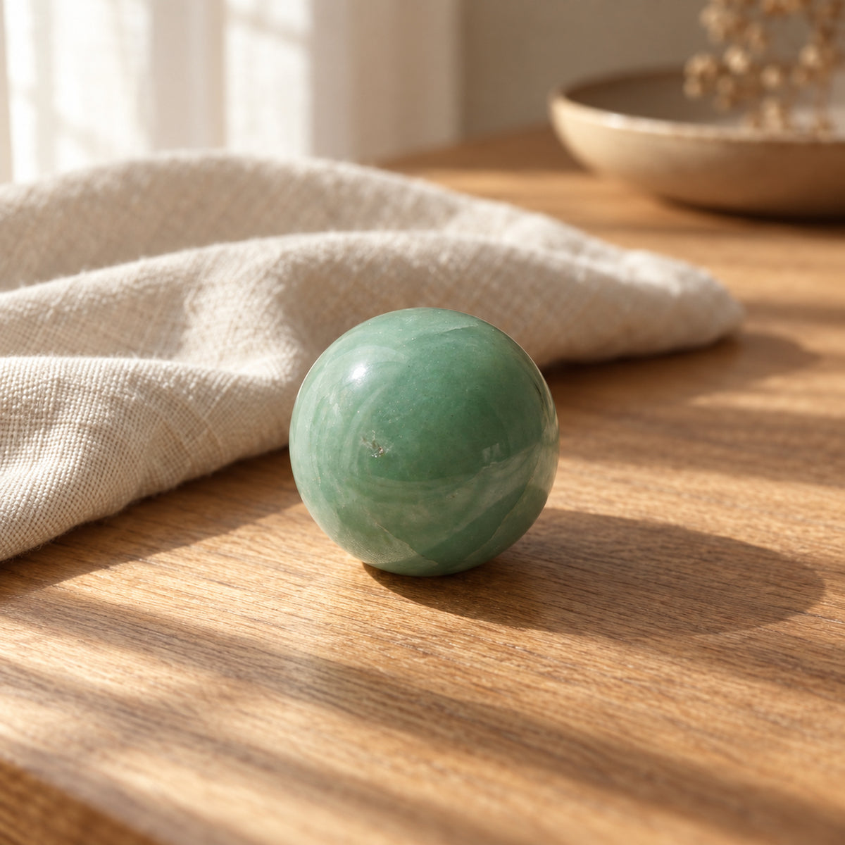 Green Aventurine Crystal Ball, main view