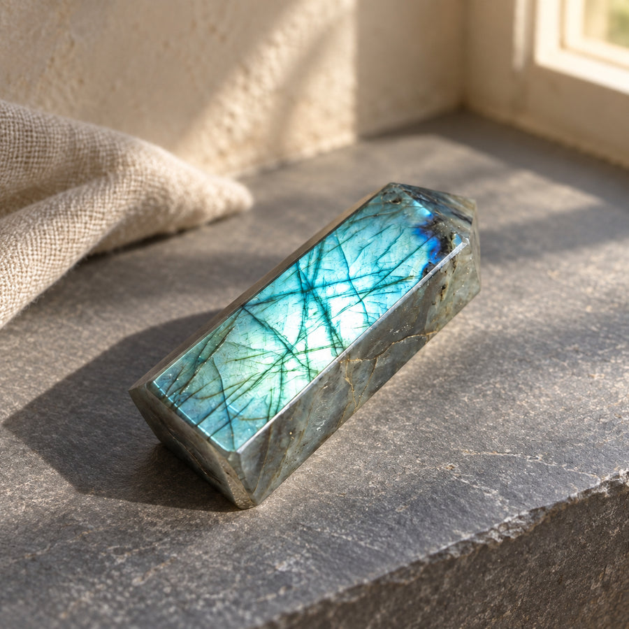 Labradorite Laser Wand, main view