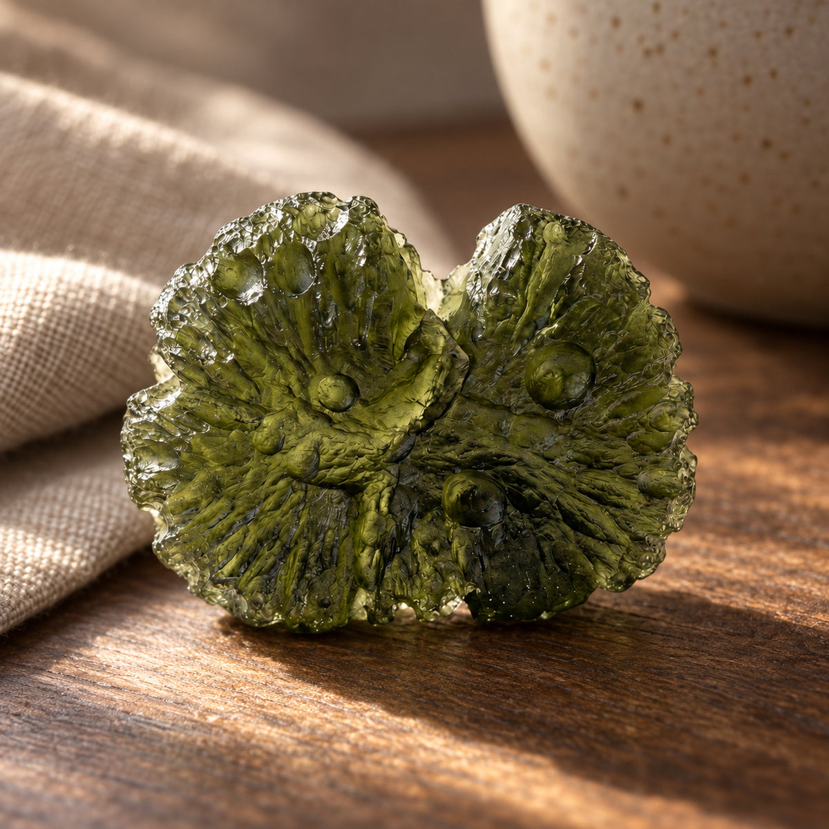Moldavite Cluster, main view