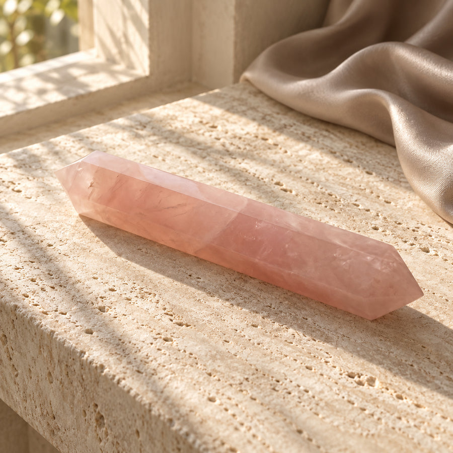 Rose Quartz Laser Wand, main view