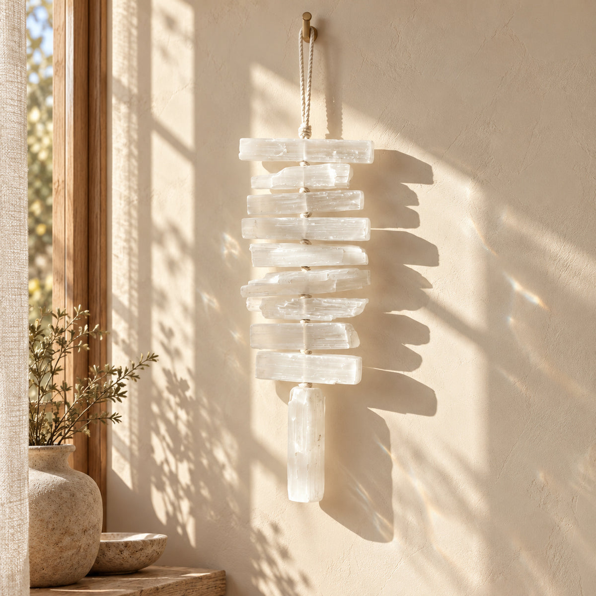 Selenite Hanging, main view