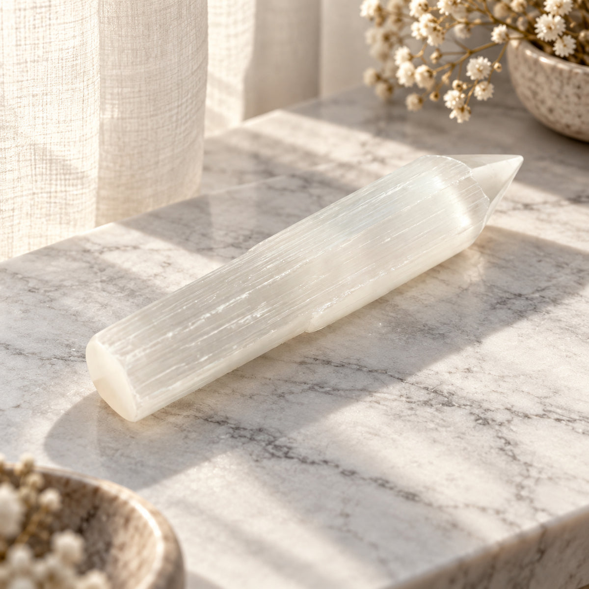 Selenite Laser Wand, main view