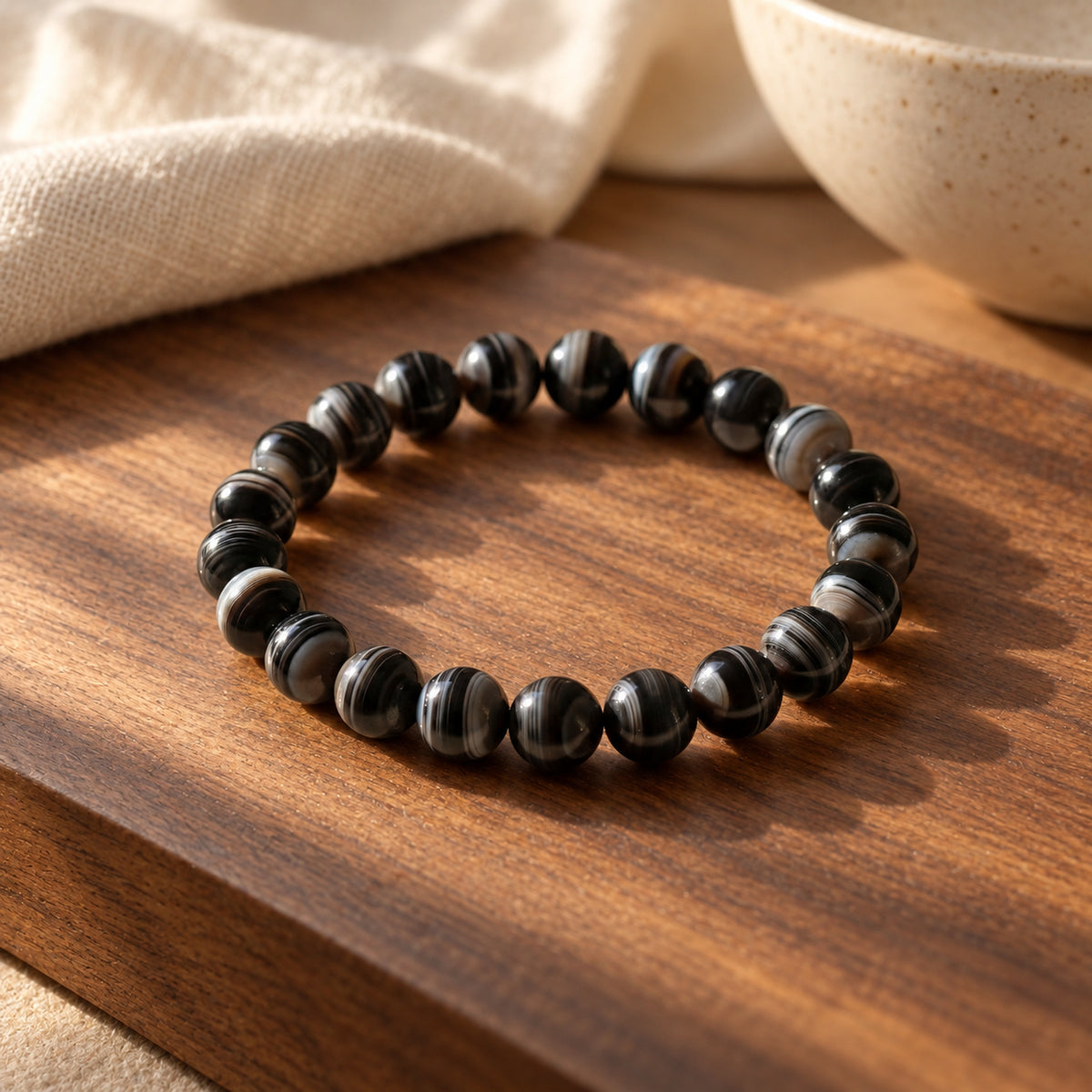Sulemani Hakik (Black Agate) Bracelet, main view