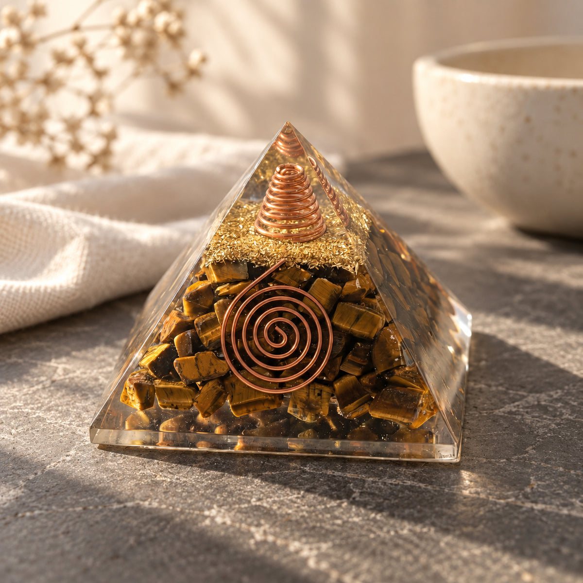 Tiger’s Eye Pyramid, main view