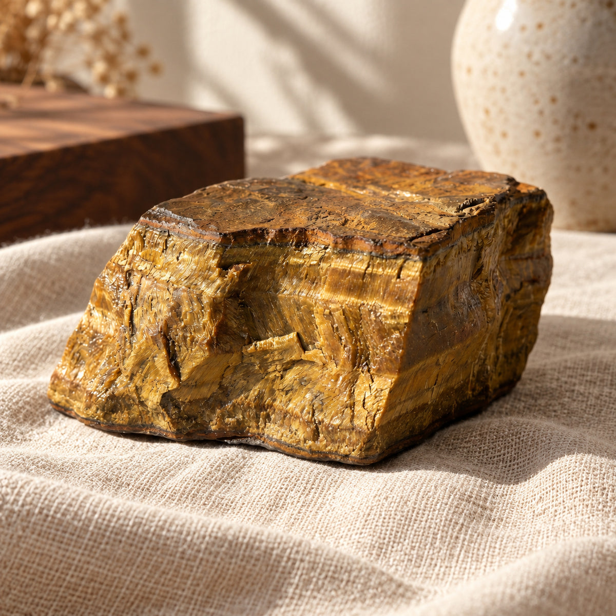 Tiger’s Eye Raw Stone, main view