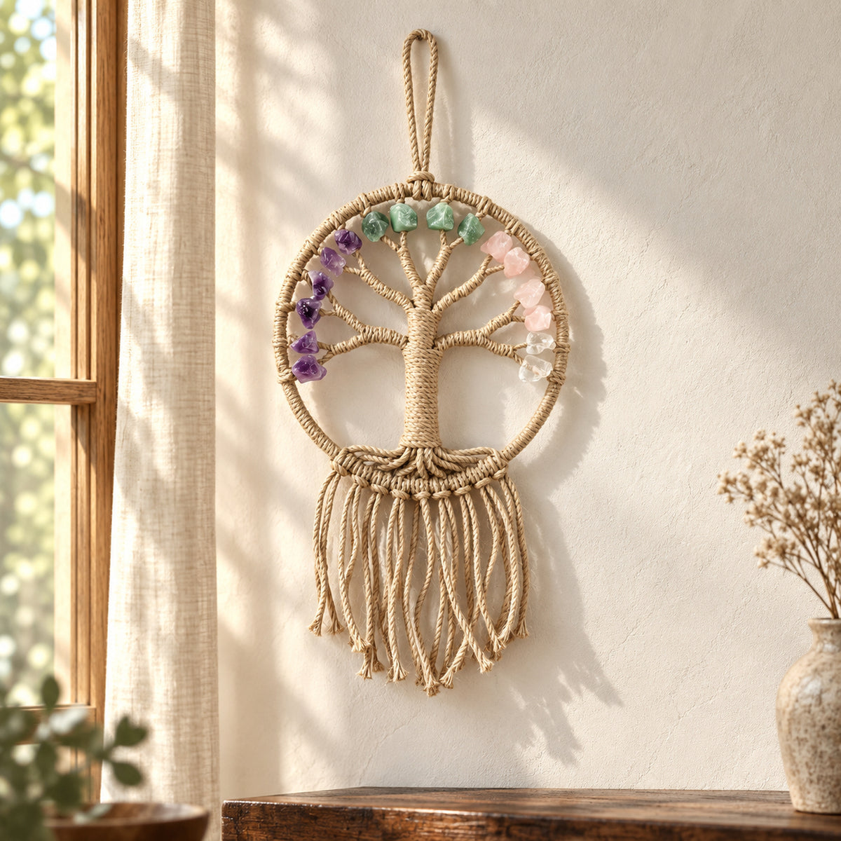 Tree of Life Crystal Hanging, main view