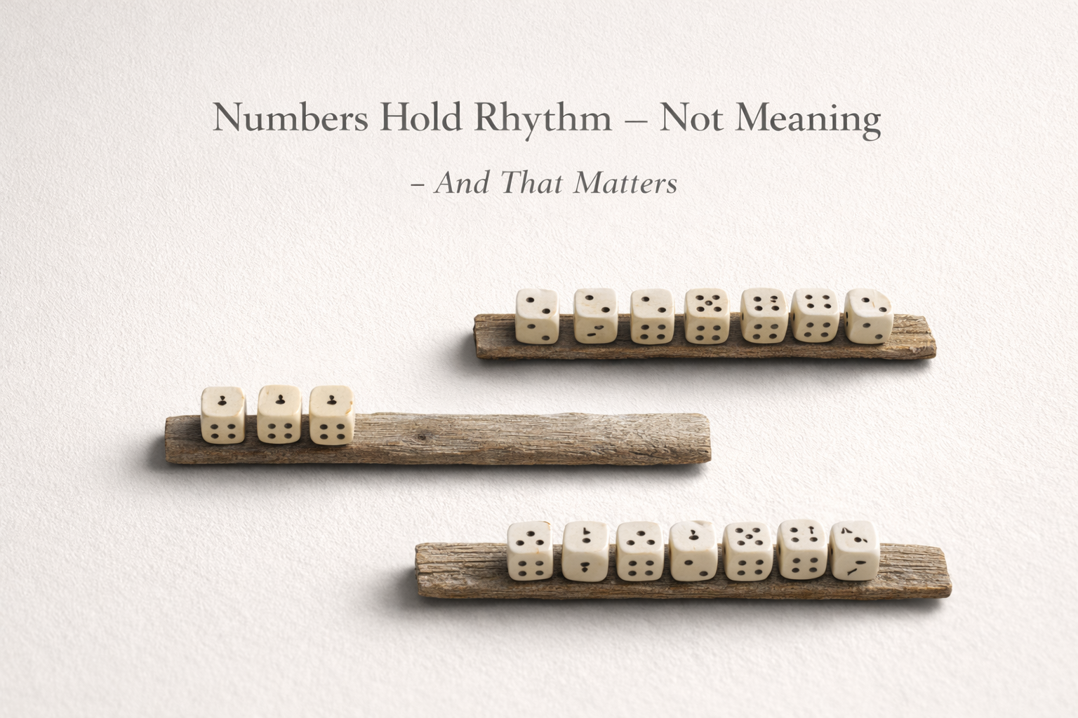 Why Numbers Don’t Change Destiny — But They Do Change Rhythm