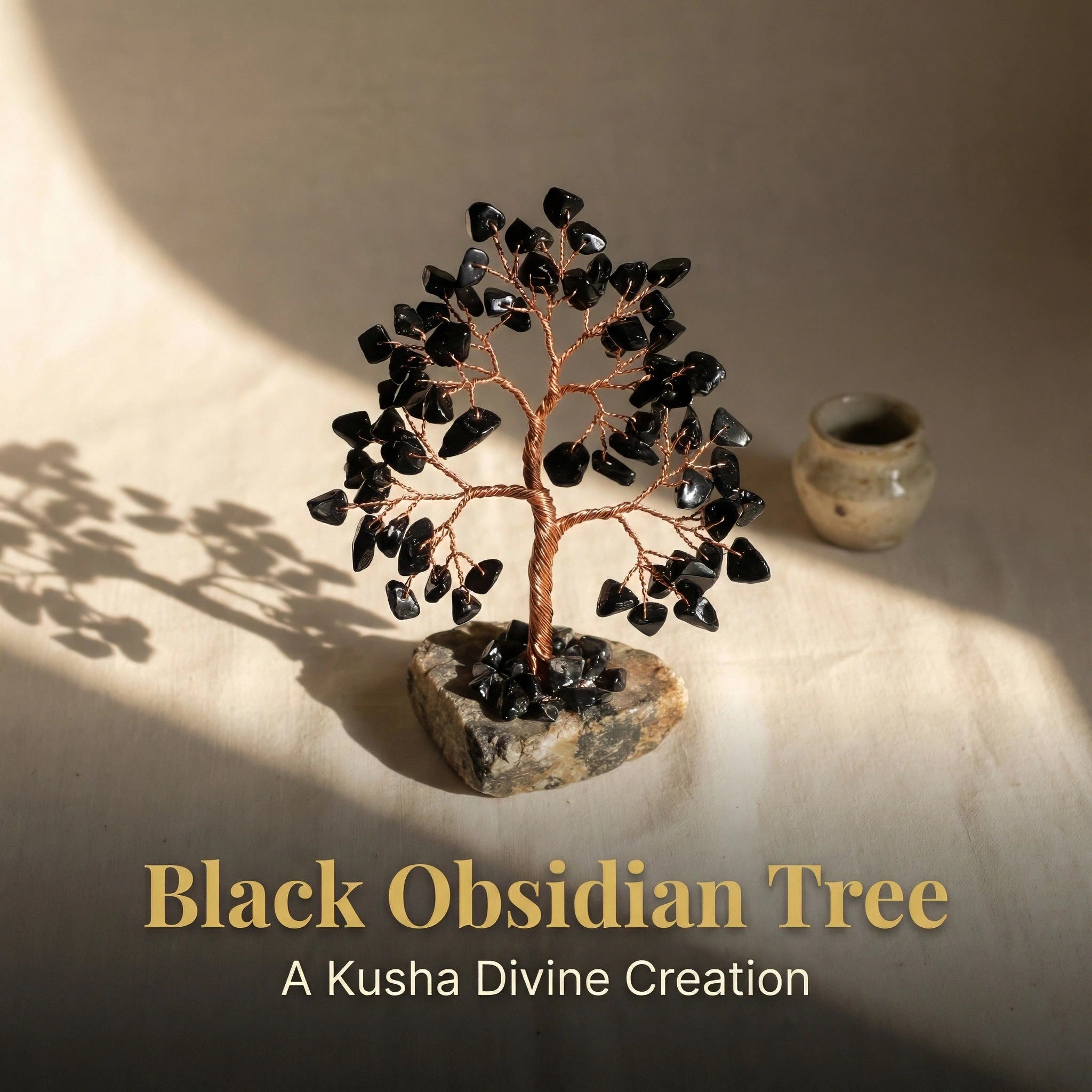 Arbre en Obsidienne Noire