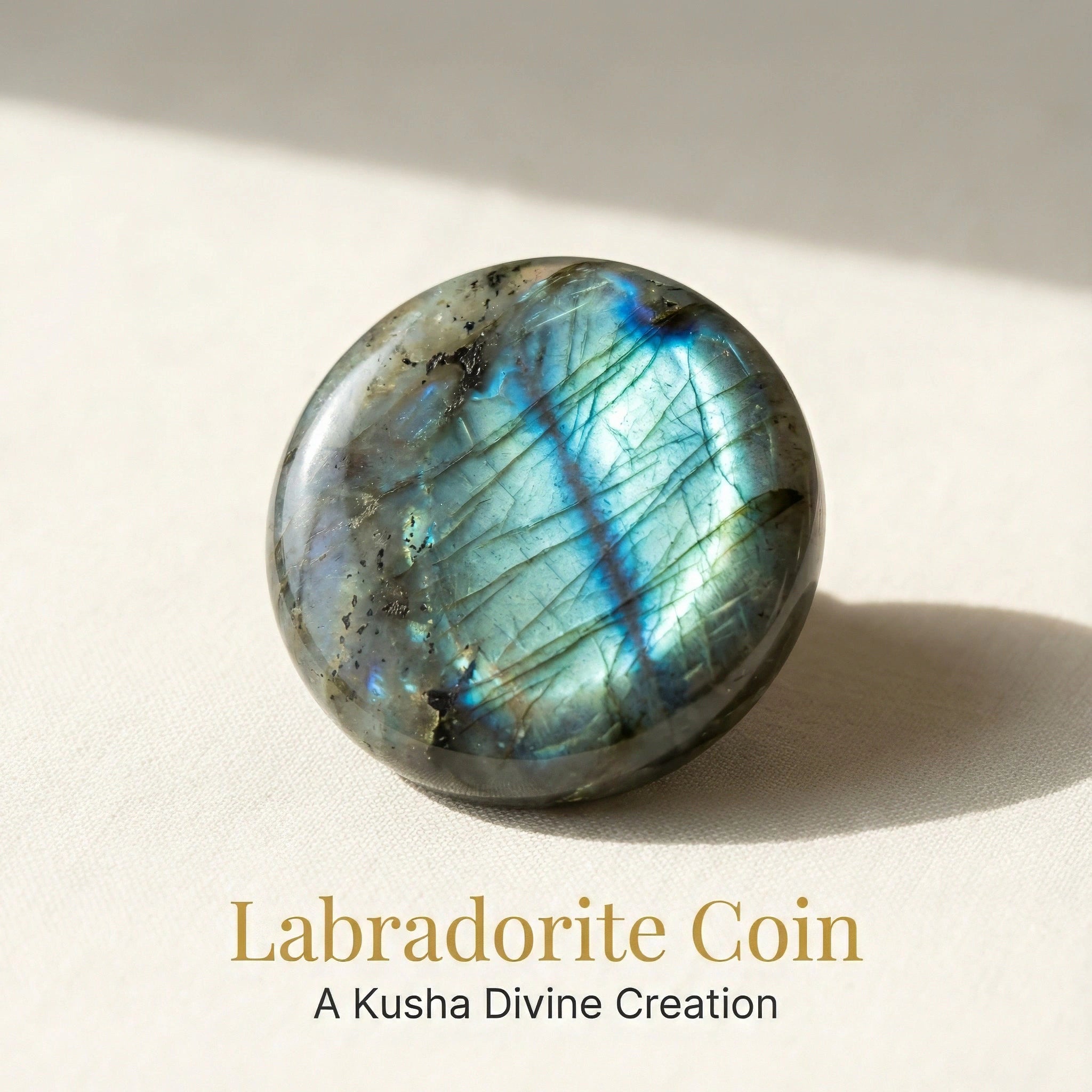 Labradorite Coin