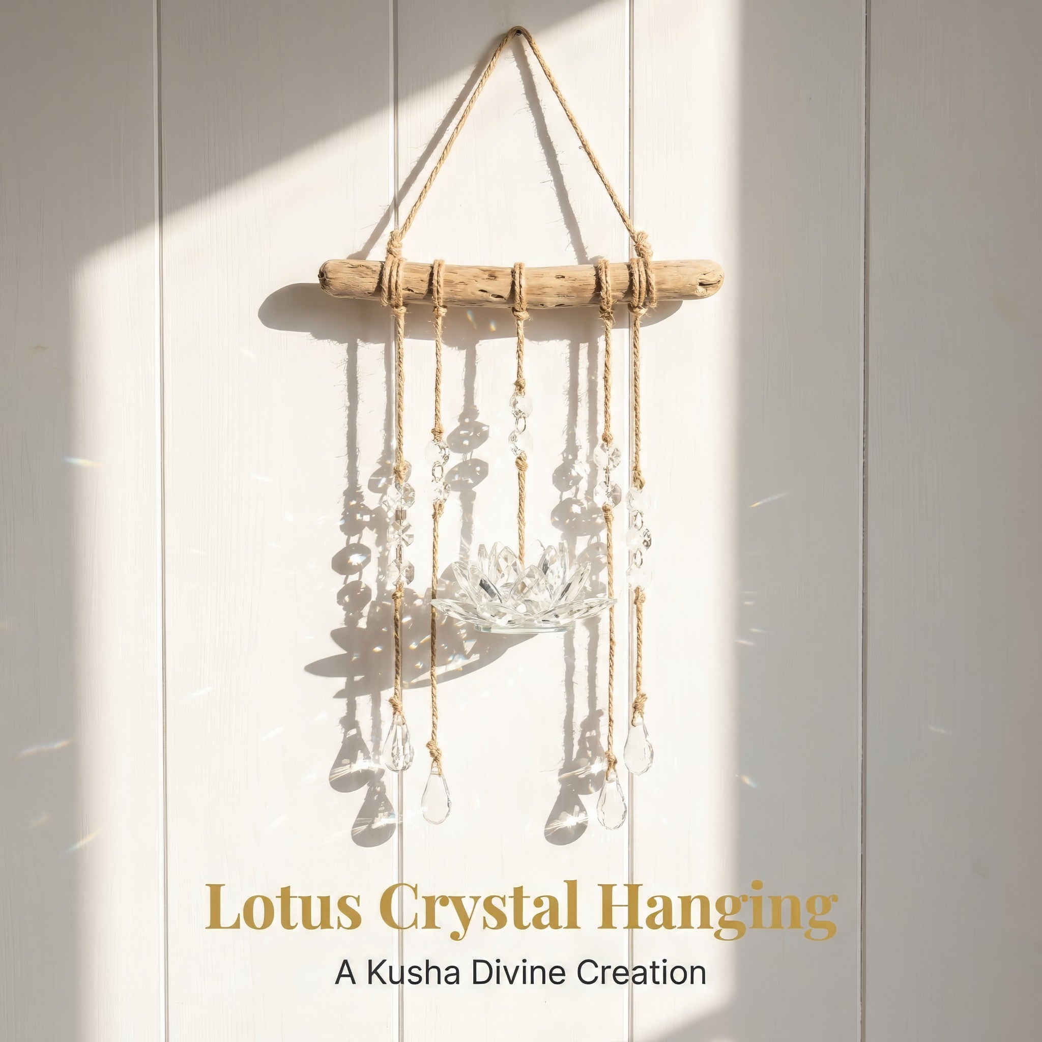 Lotus Crystal Hanging