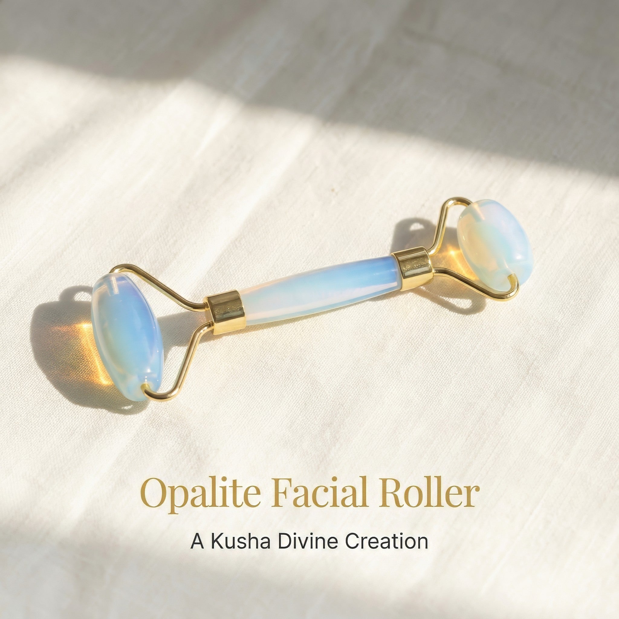 Rouleau facial en opaline