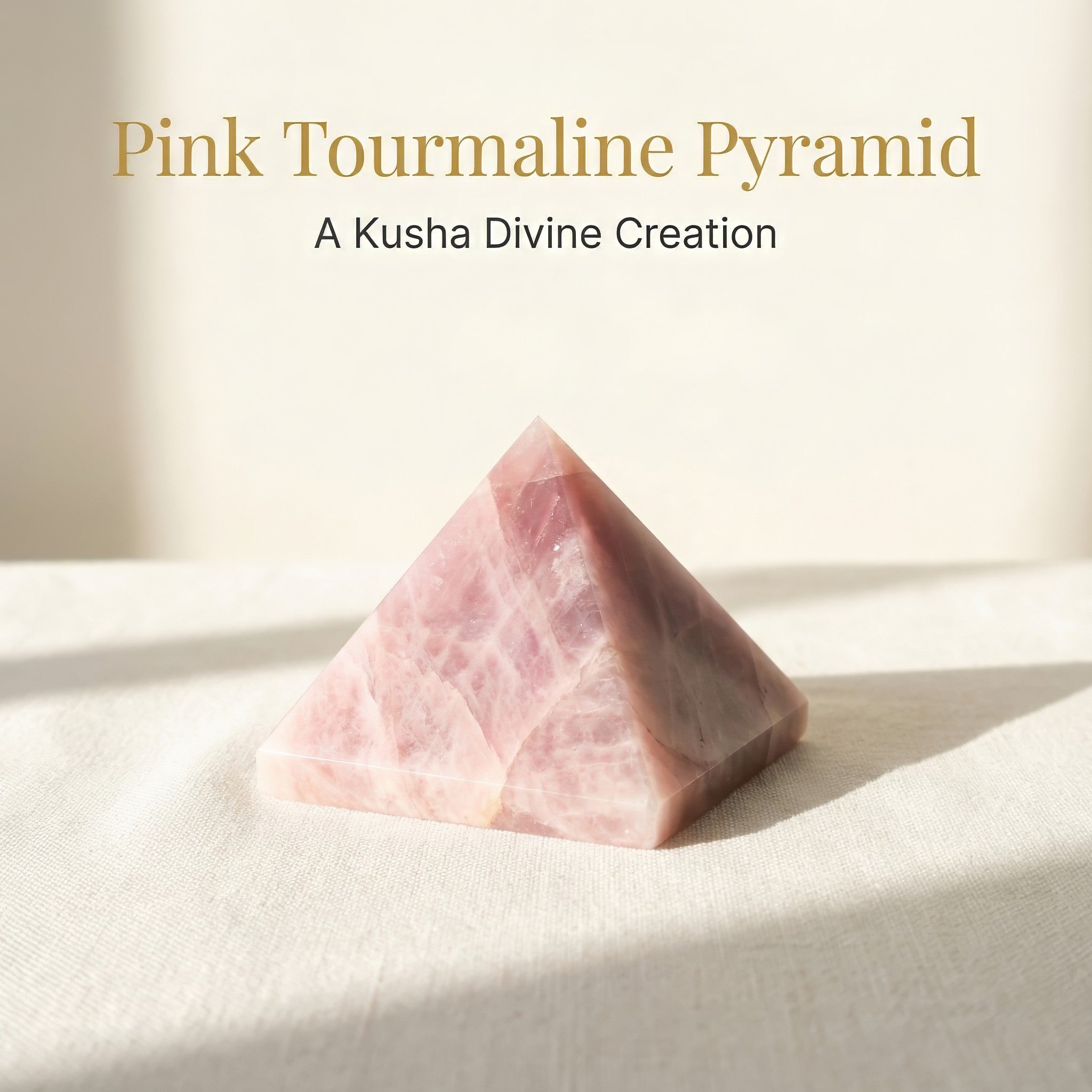 Rosa Turmalin Pyramide