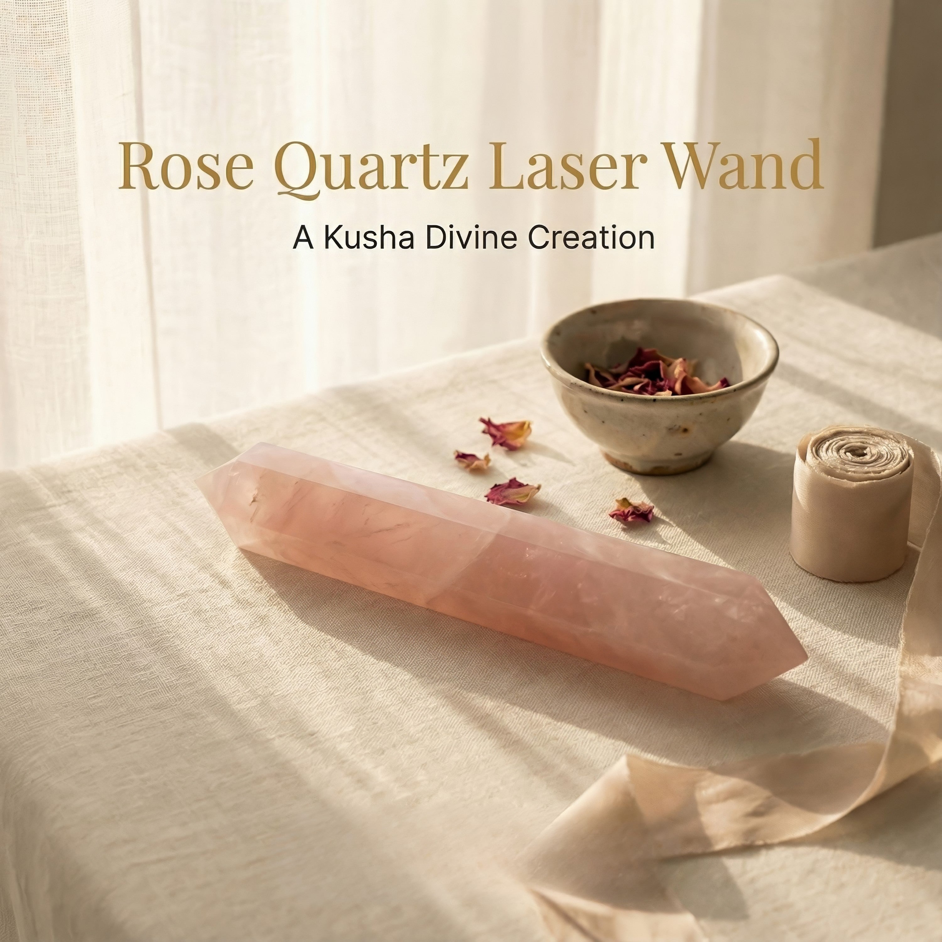 Rose Quartz Laser Wand