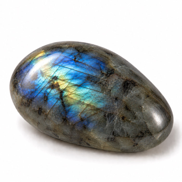 Labradorite, a reference image of the stone
