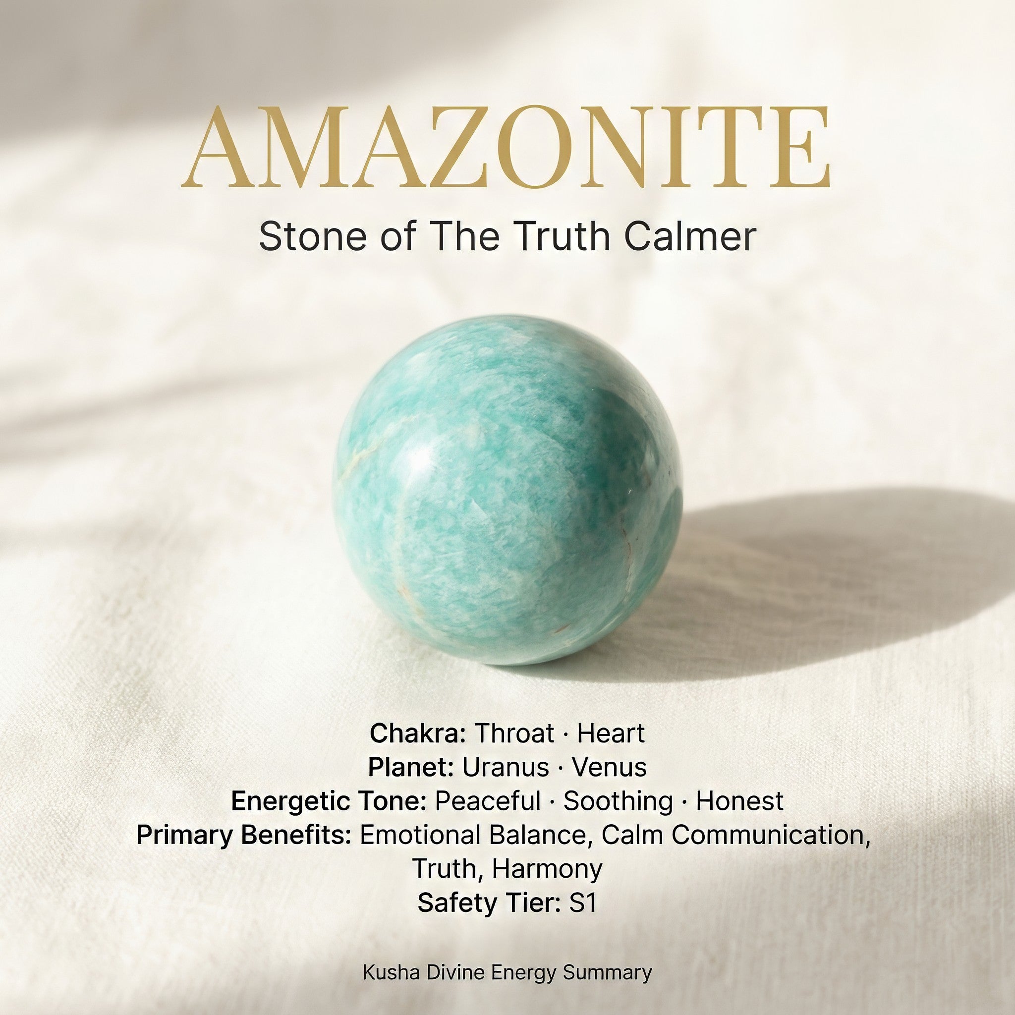 Amazonite Crystal Ball