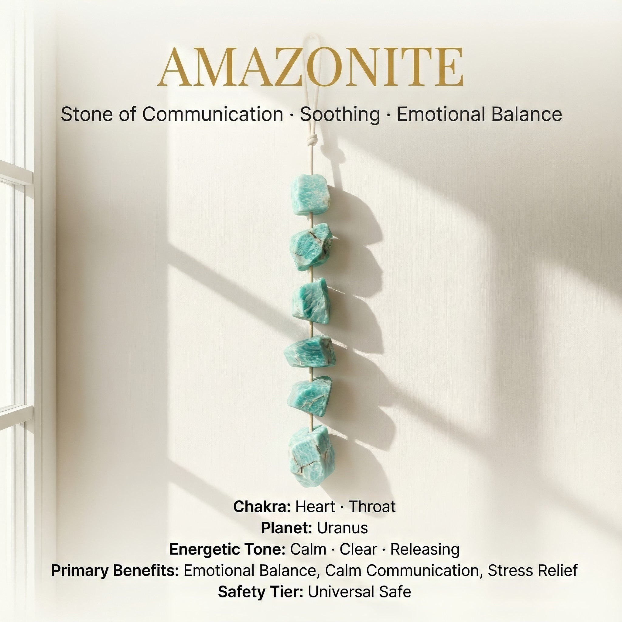 Suspension Amazonite