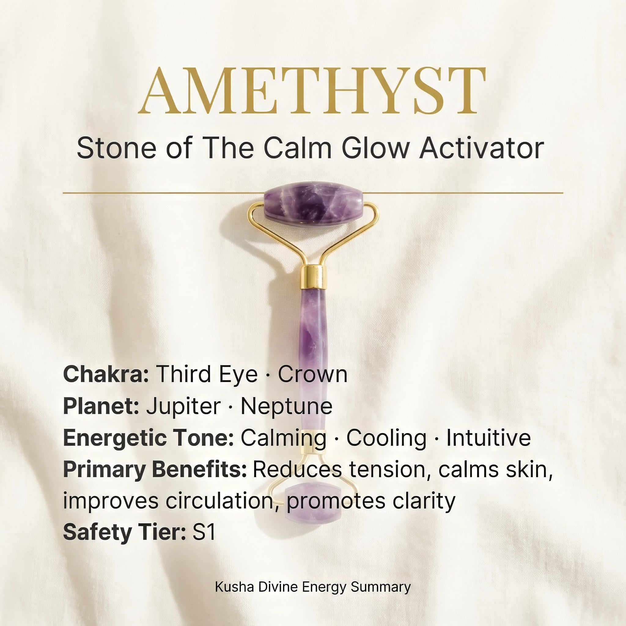 Amethyst-Gesichtsroller