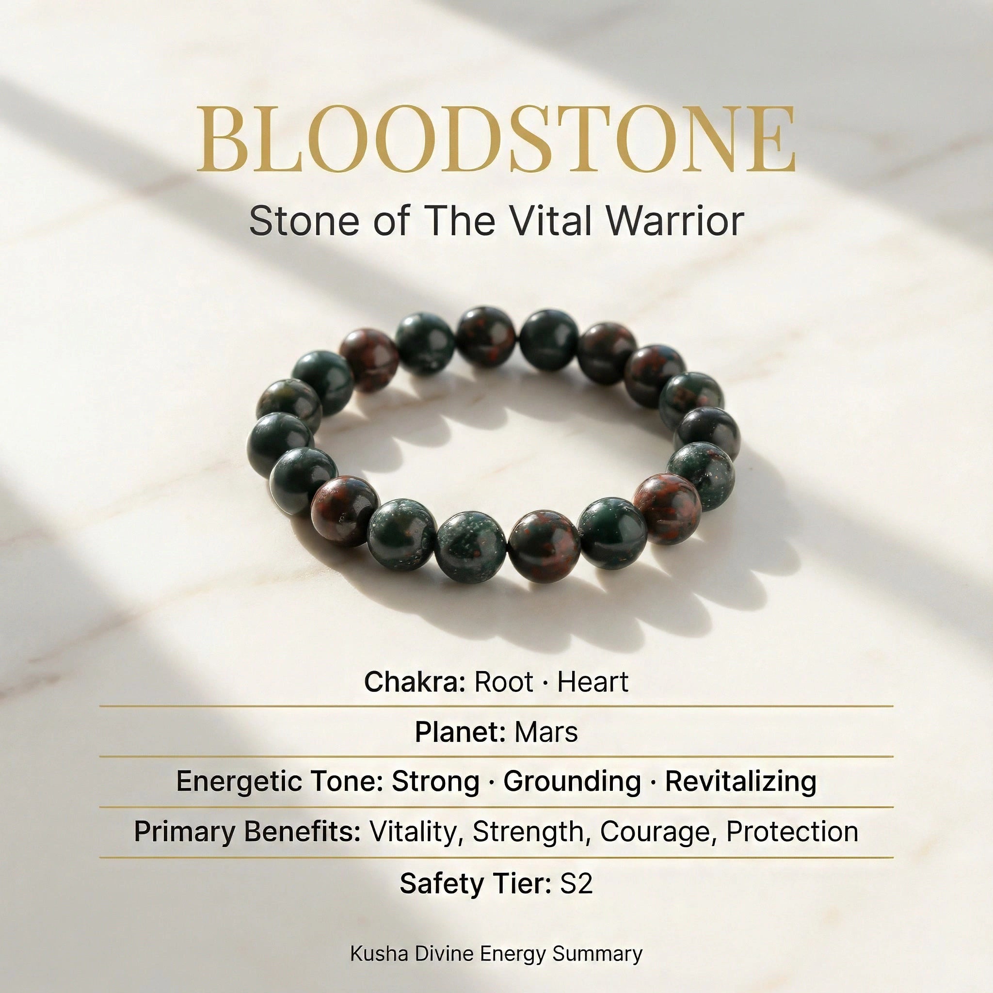 Bloodstone Bracelet