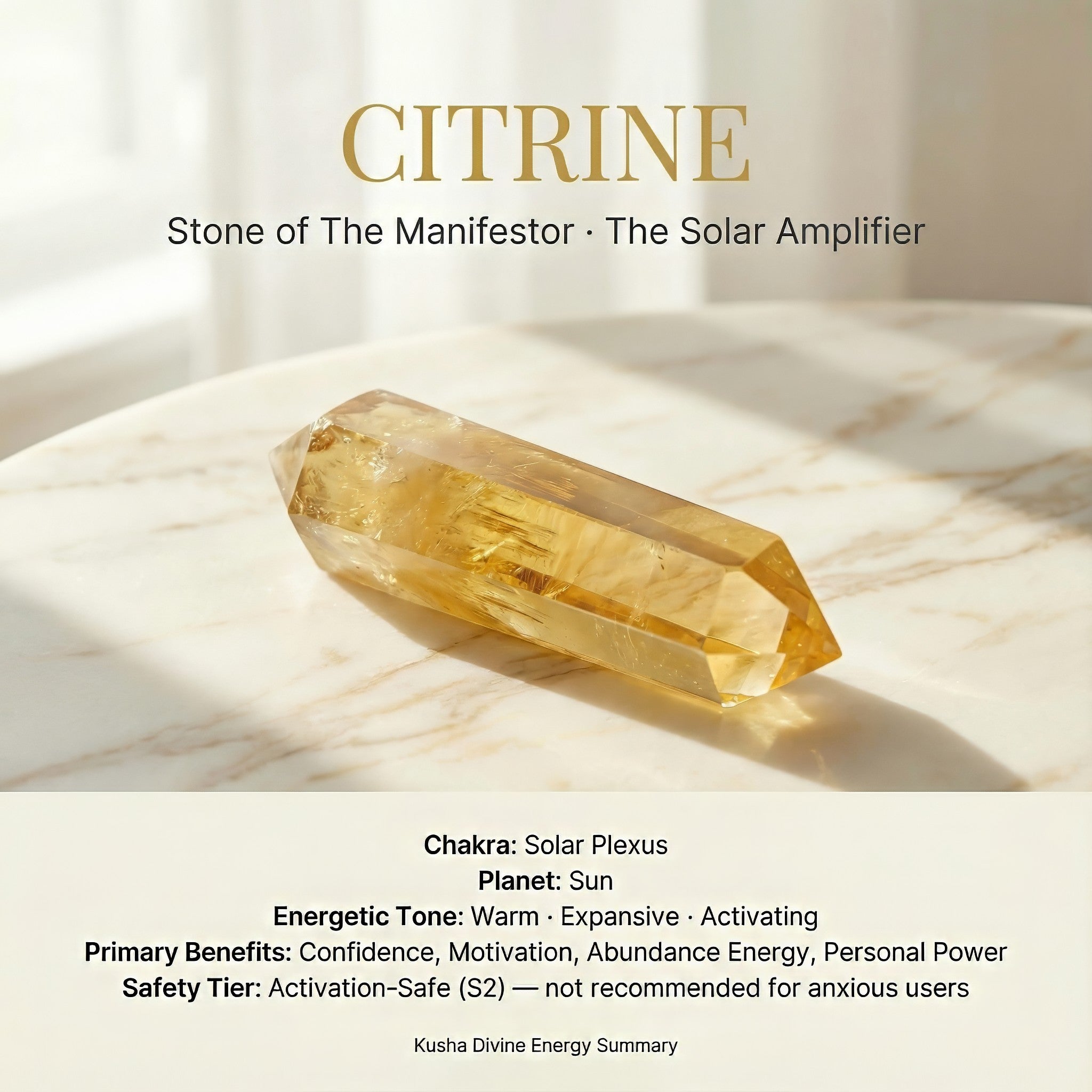 Citrine Laser Wand