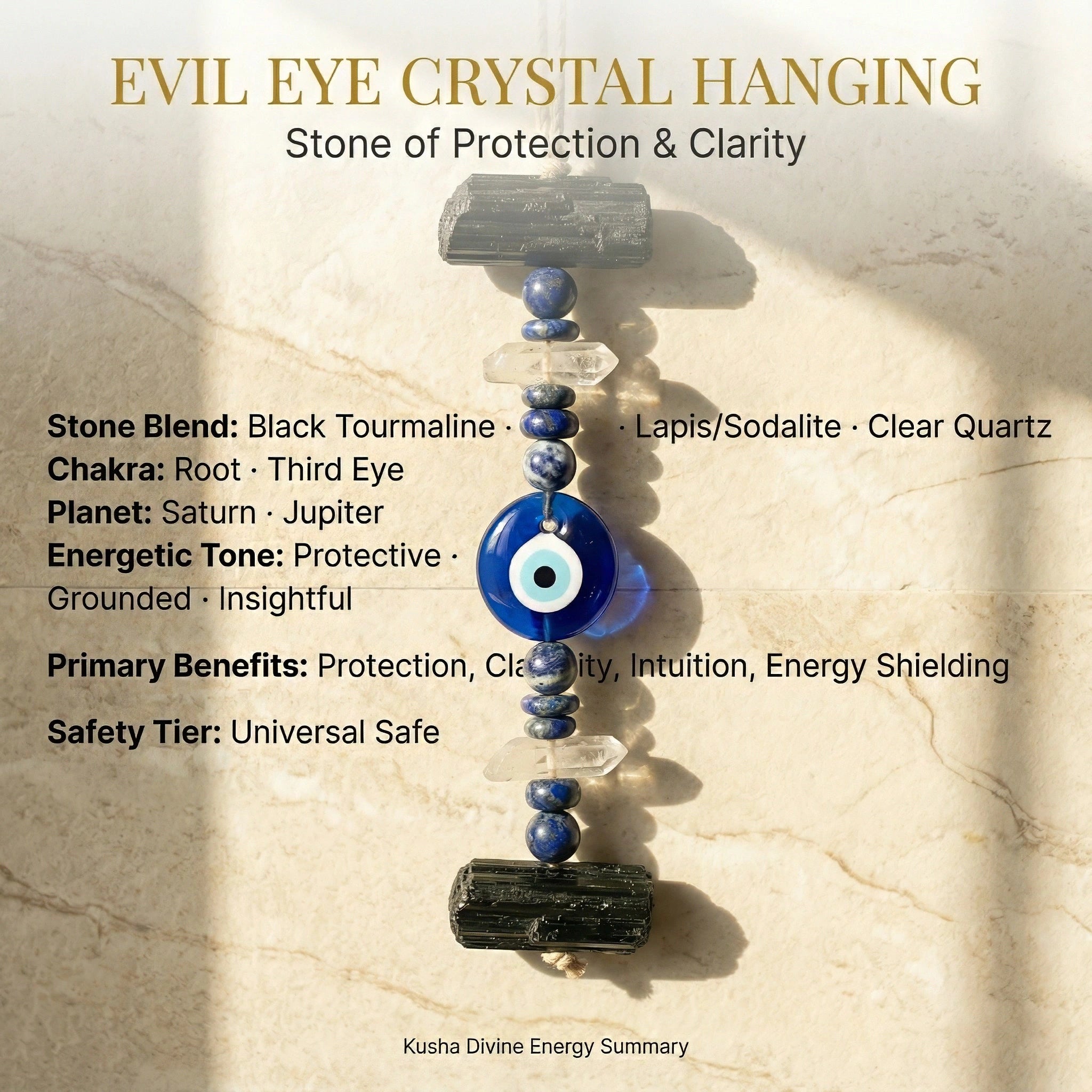 Evil Eye Crystal Hanging