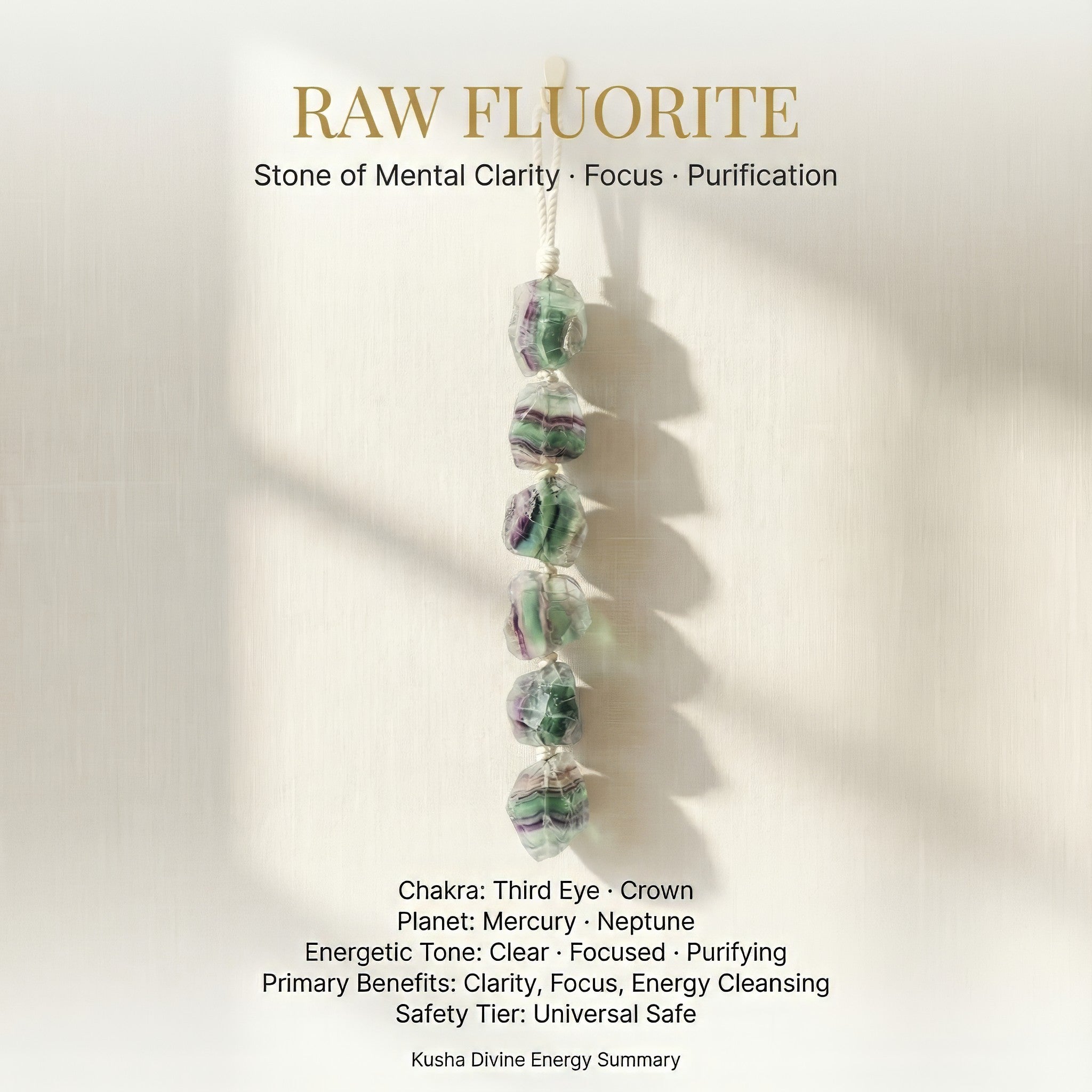 Fluorite Hanging