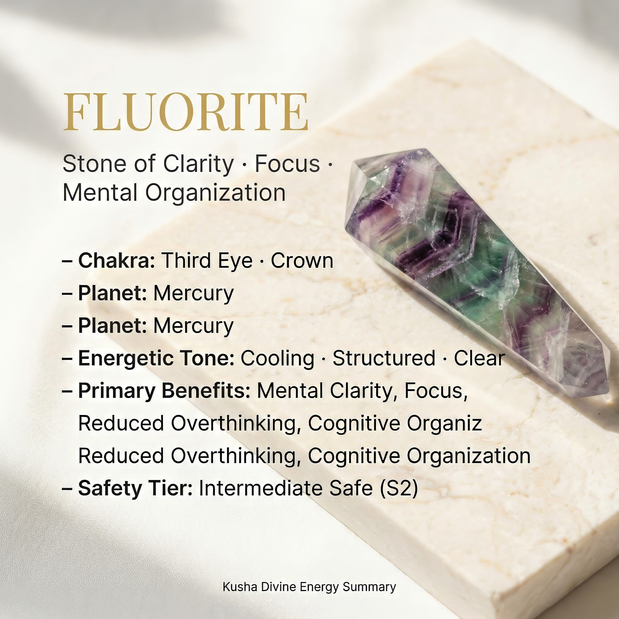 Fluorite Laser Wand