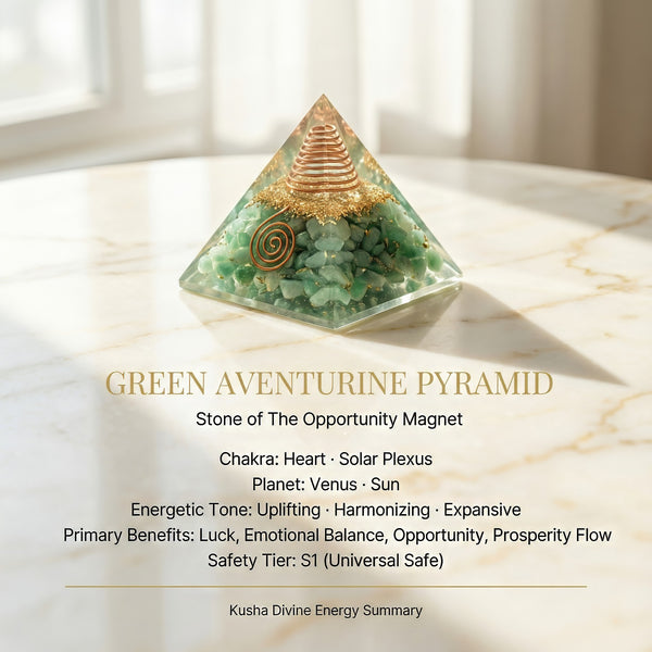 Green Aventurine Pyramid