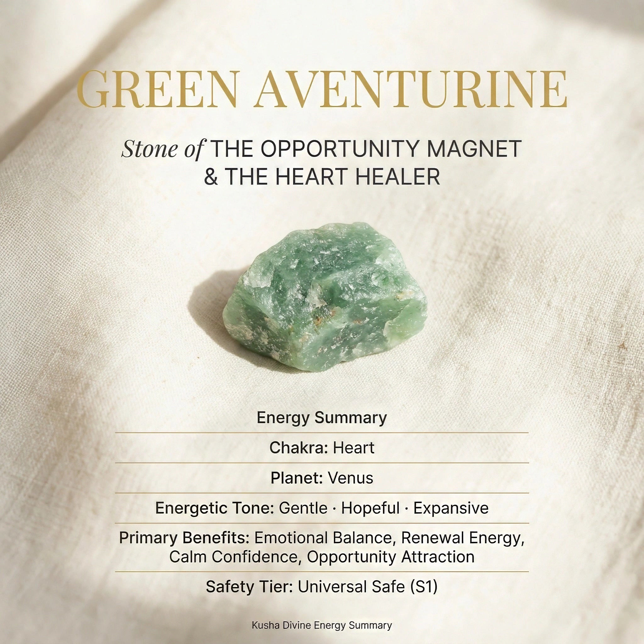 Green Aventurine Raw Stone