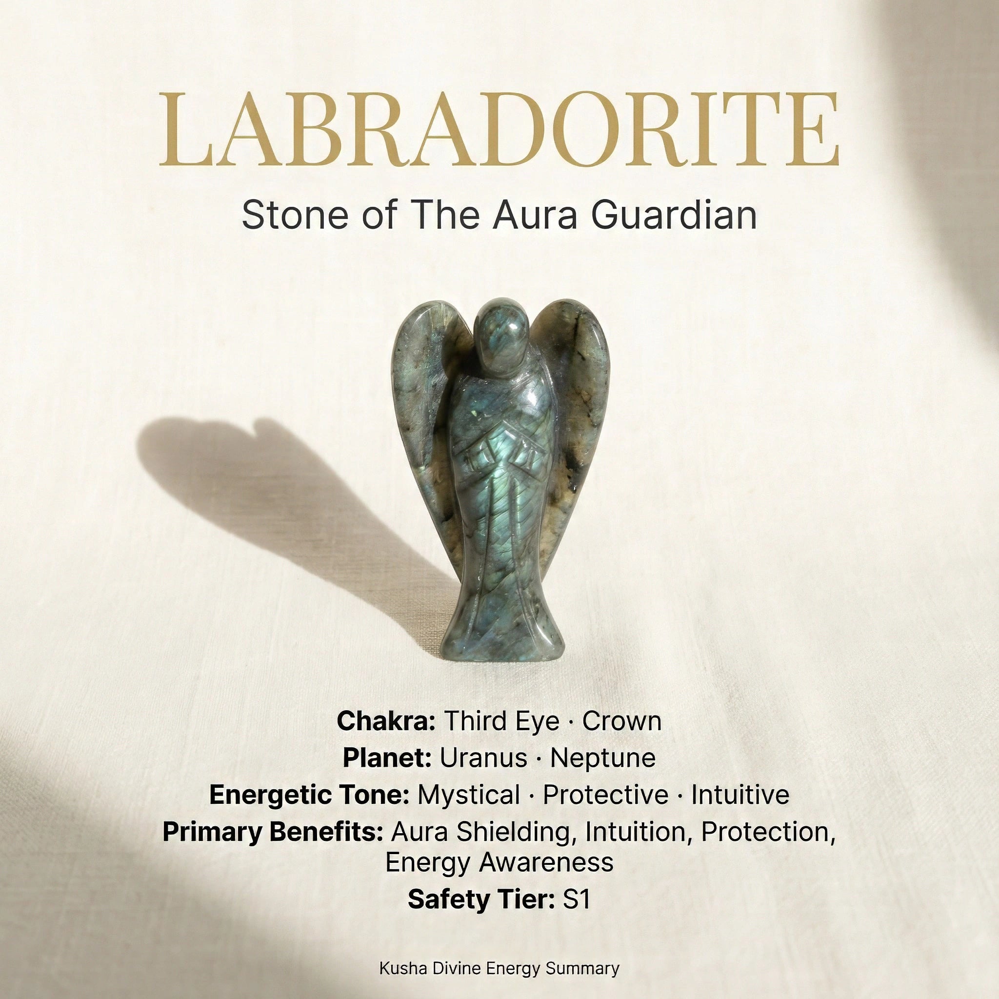 Ange en labradorite