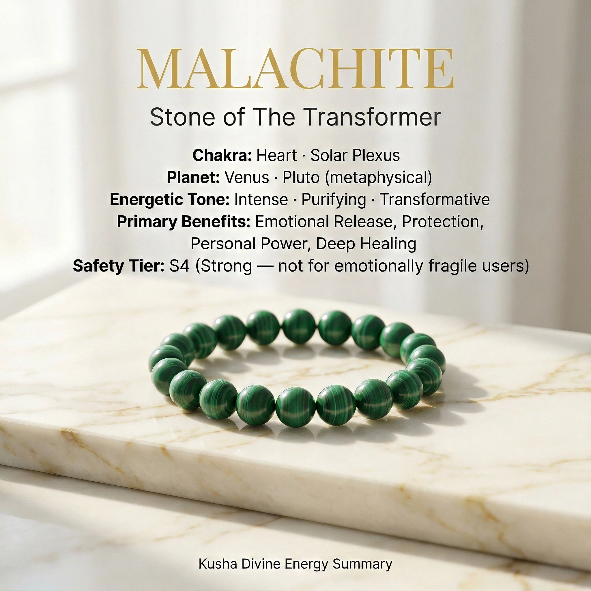 Malachite Bracelet