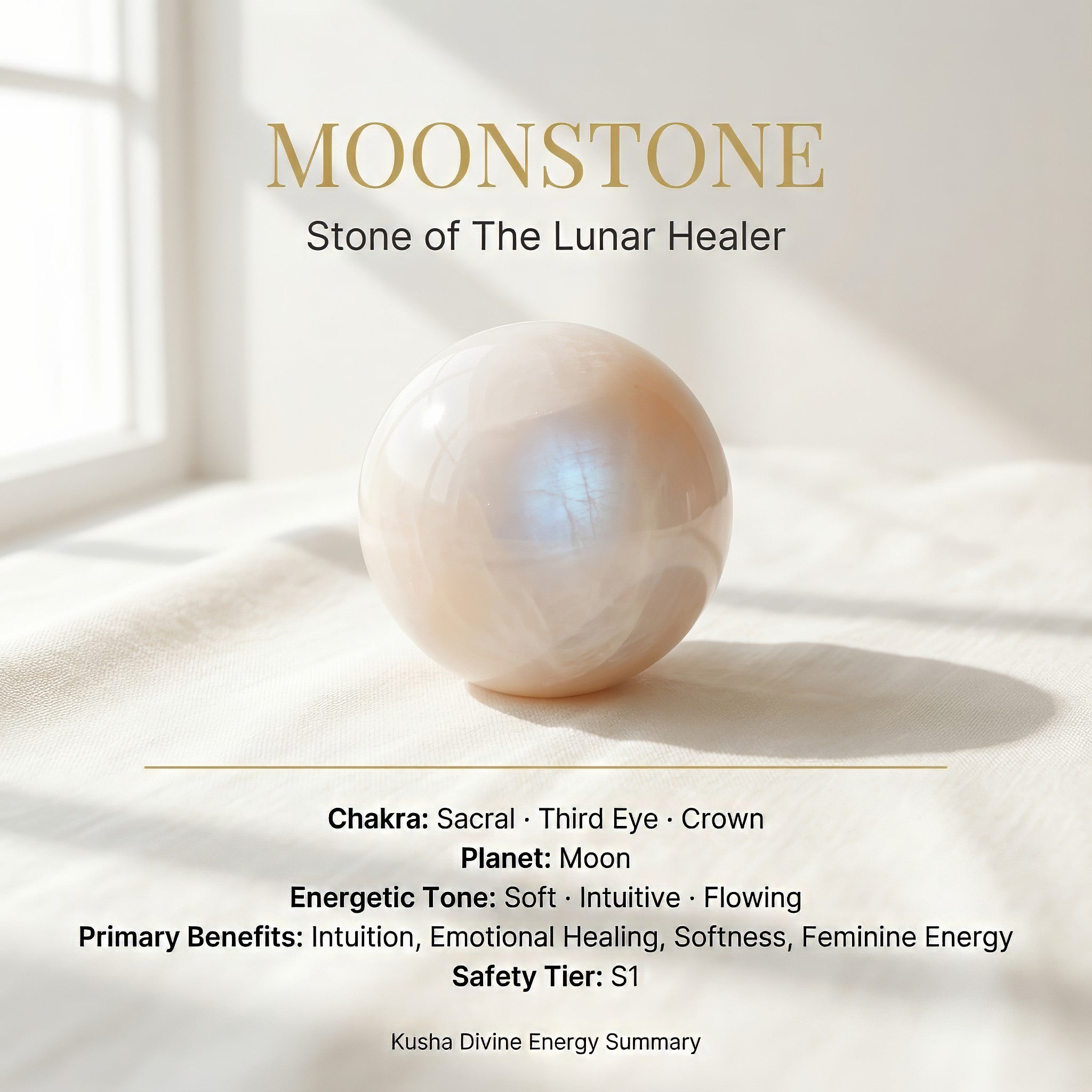 Moonstone Crystal Ball