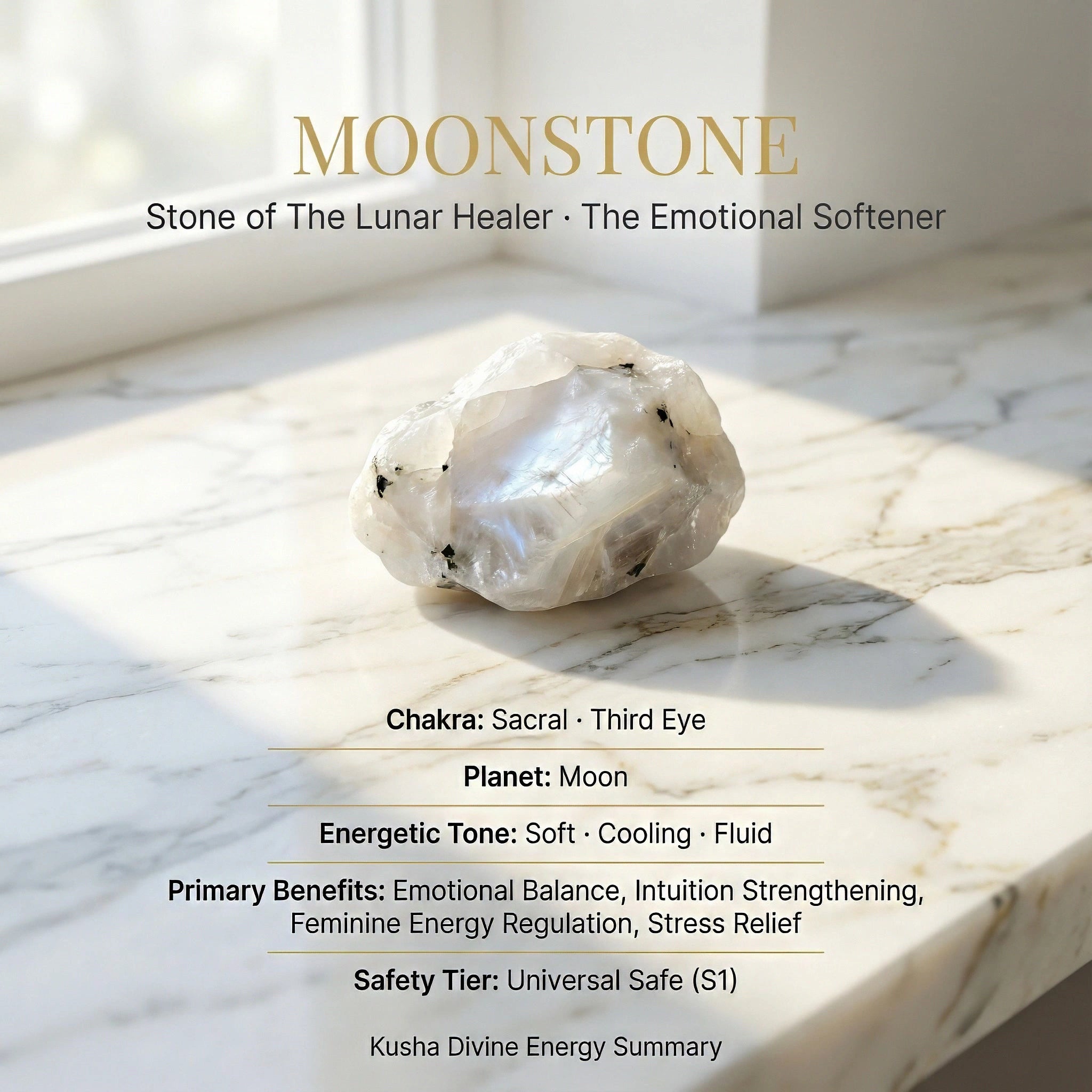 Moonstone Raw Stone