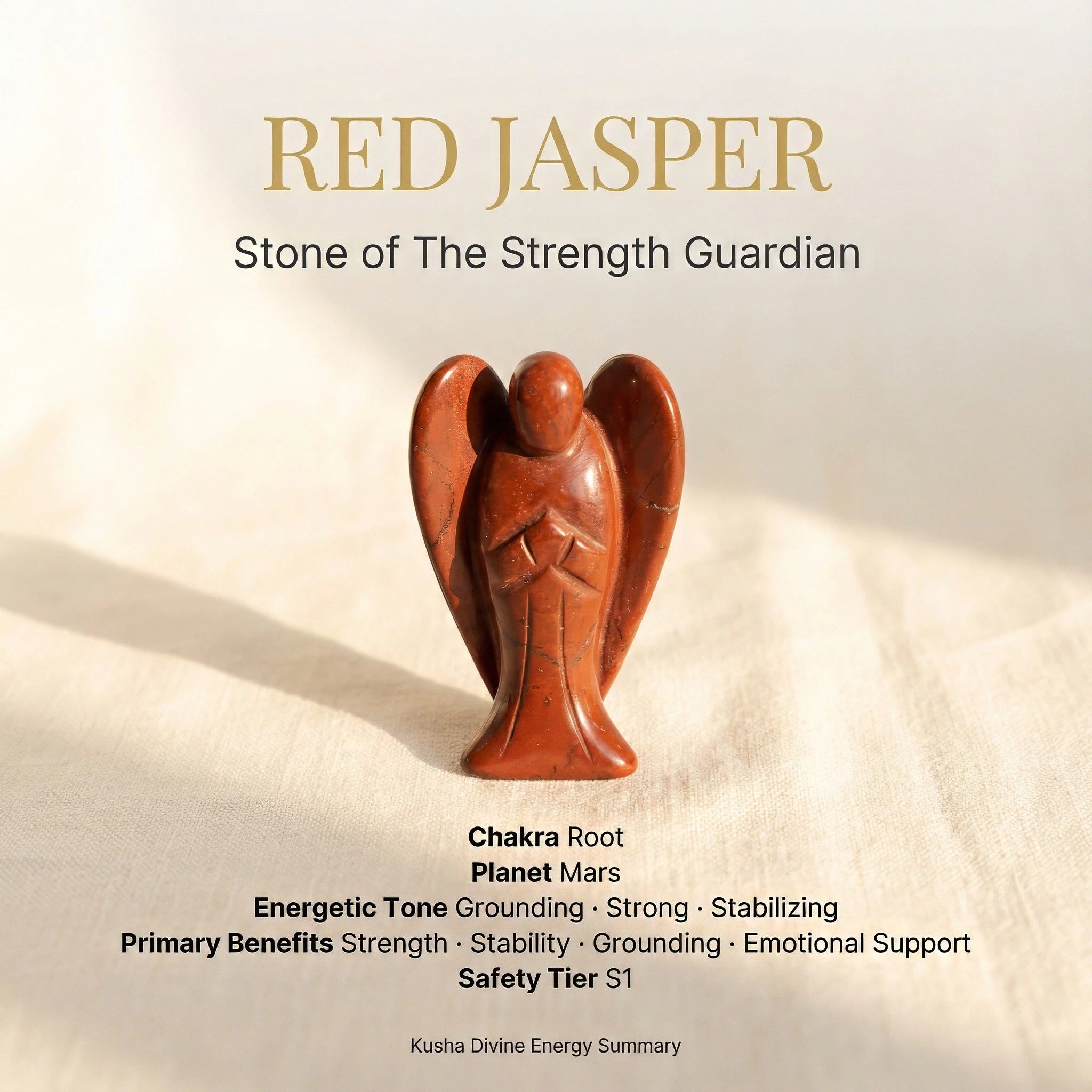 Roter Jaspis-Engel