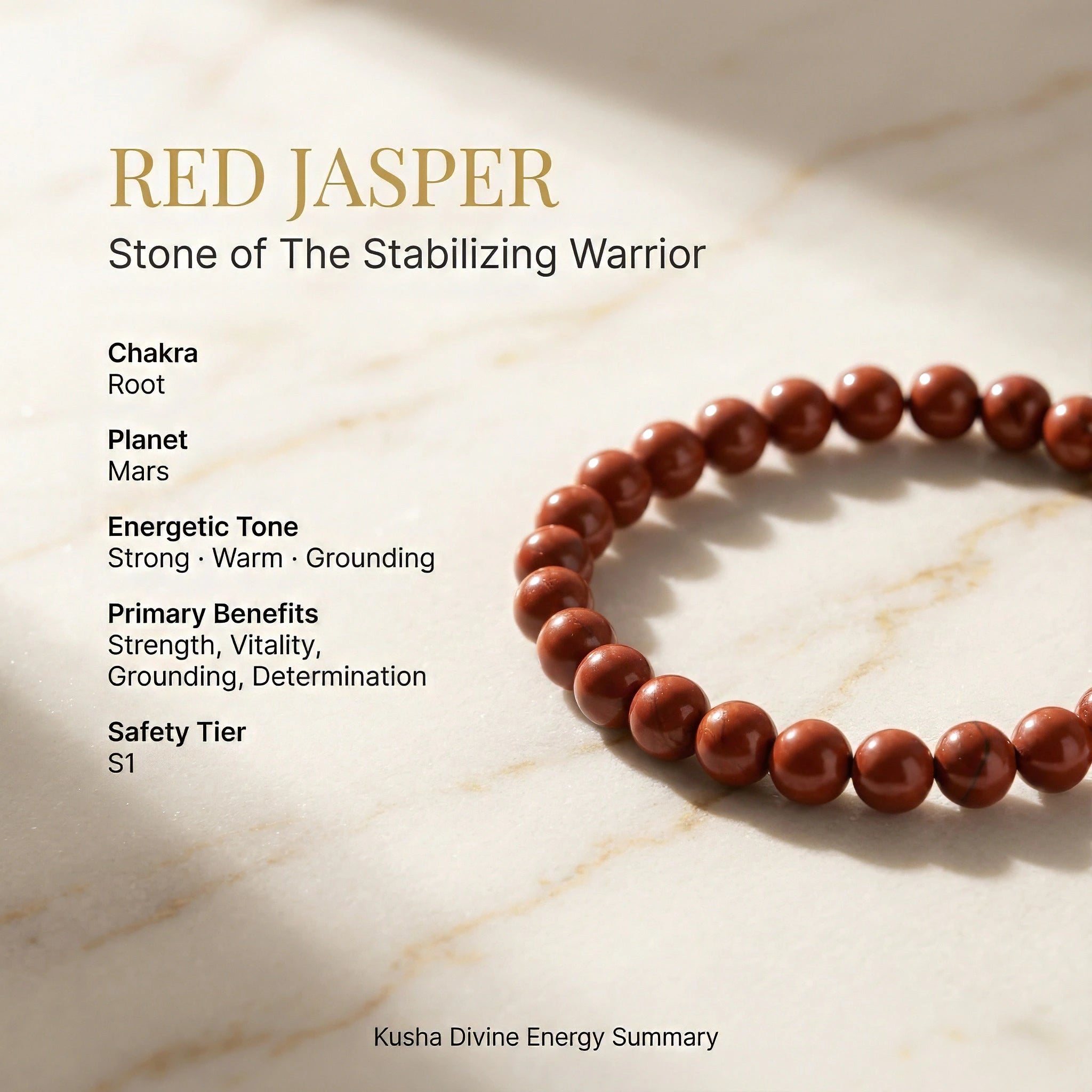 Red Jasper Bracelet