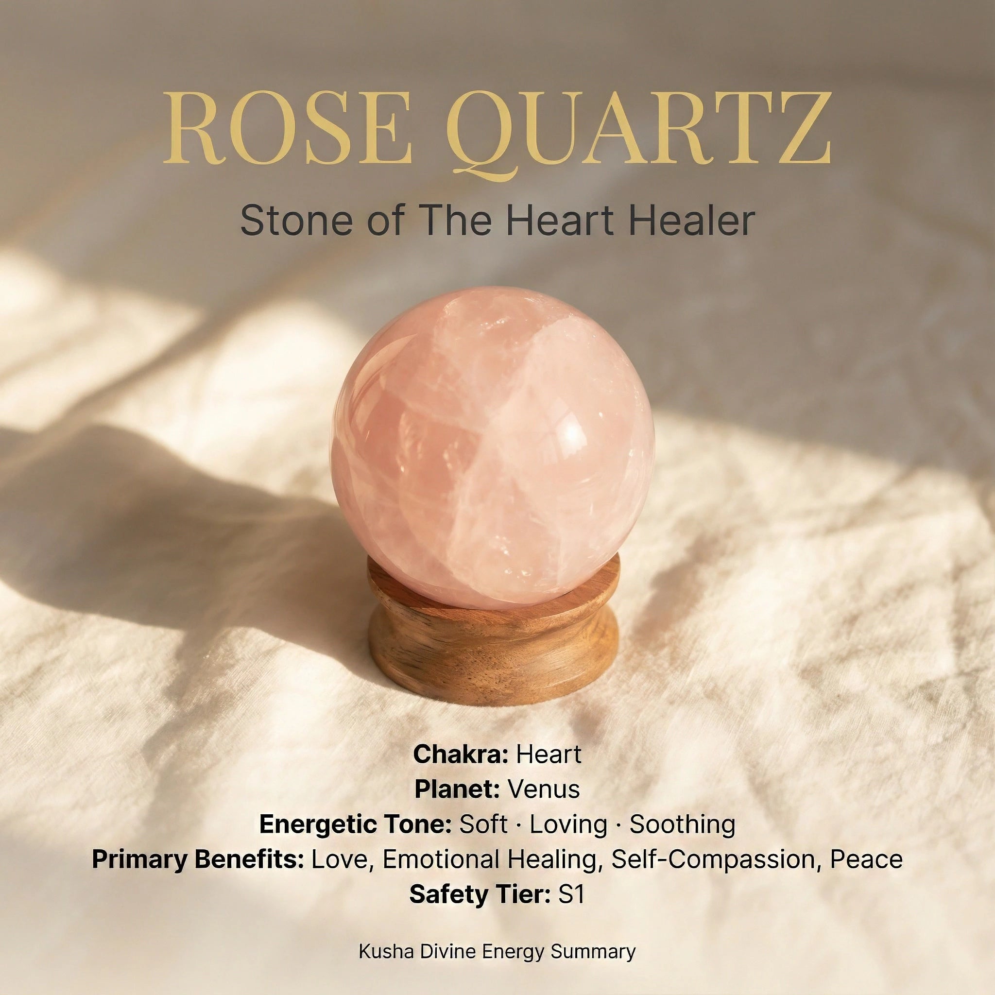 Rose Quartz Crystal Ball