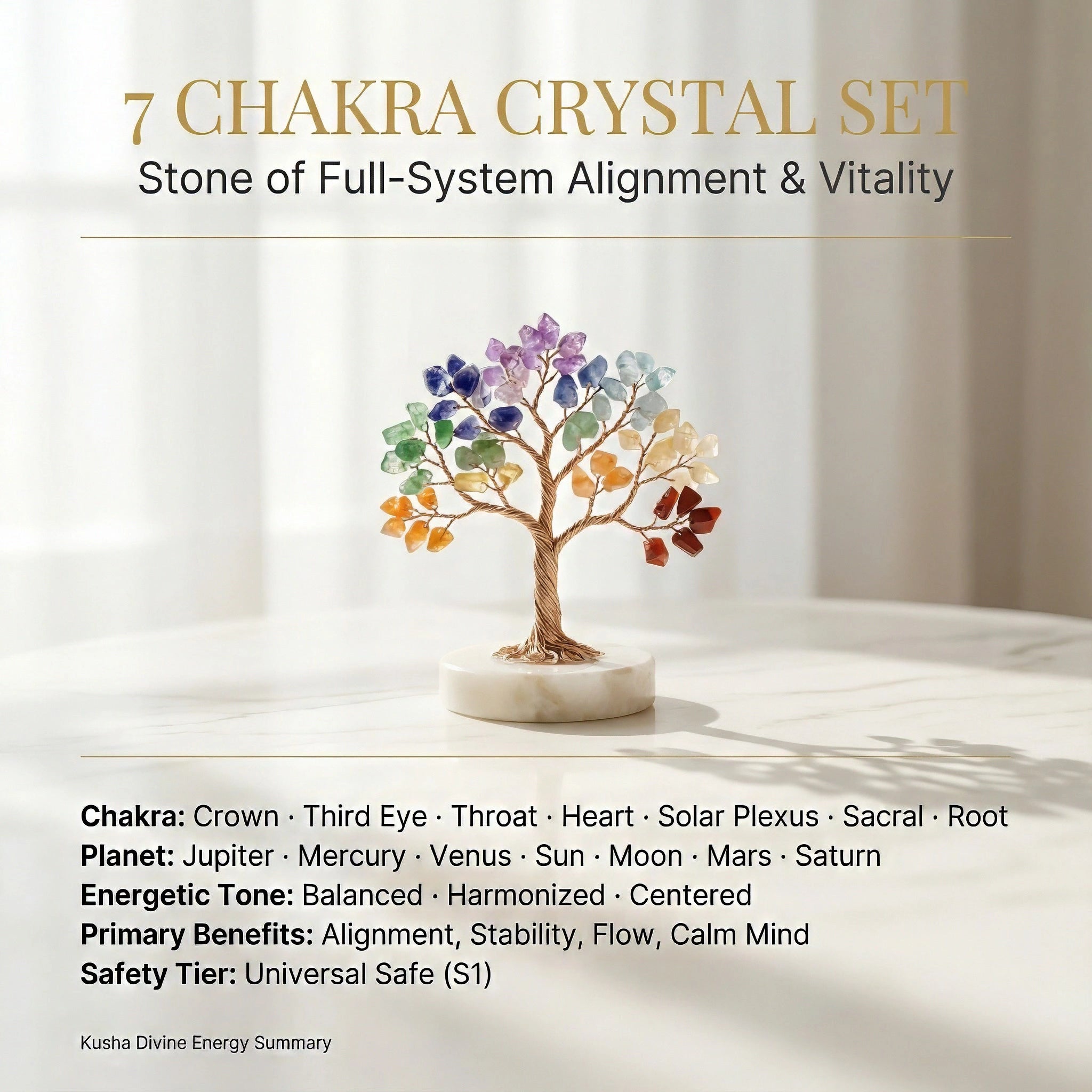 Arbre des 7 chakras