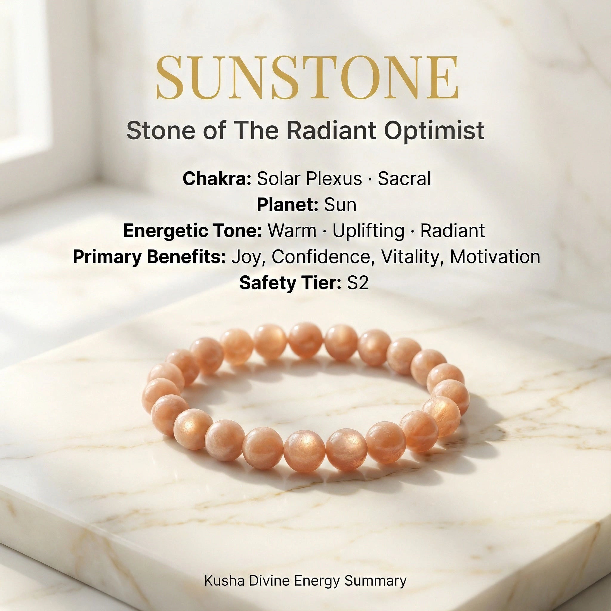 Sunstone Bracelet