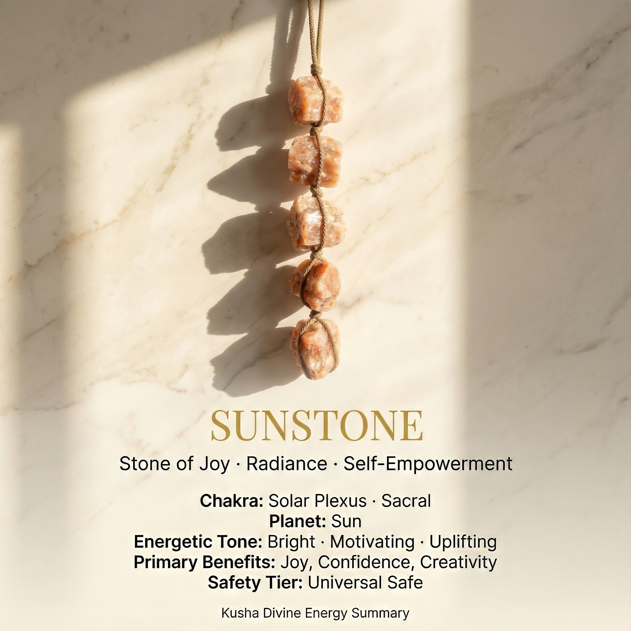 Sunstone Hanging