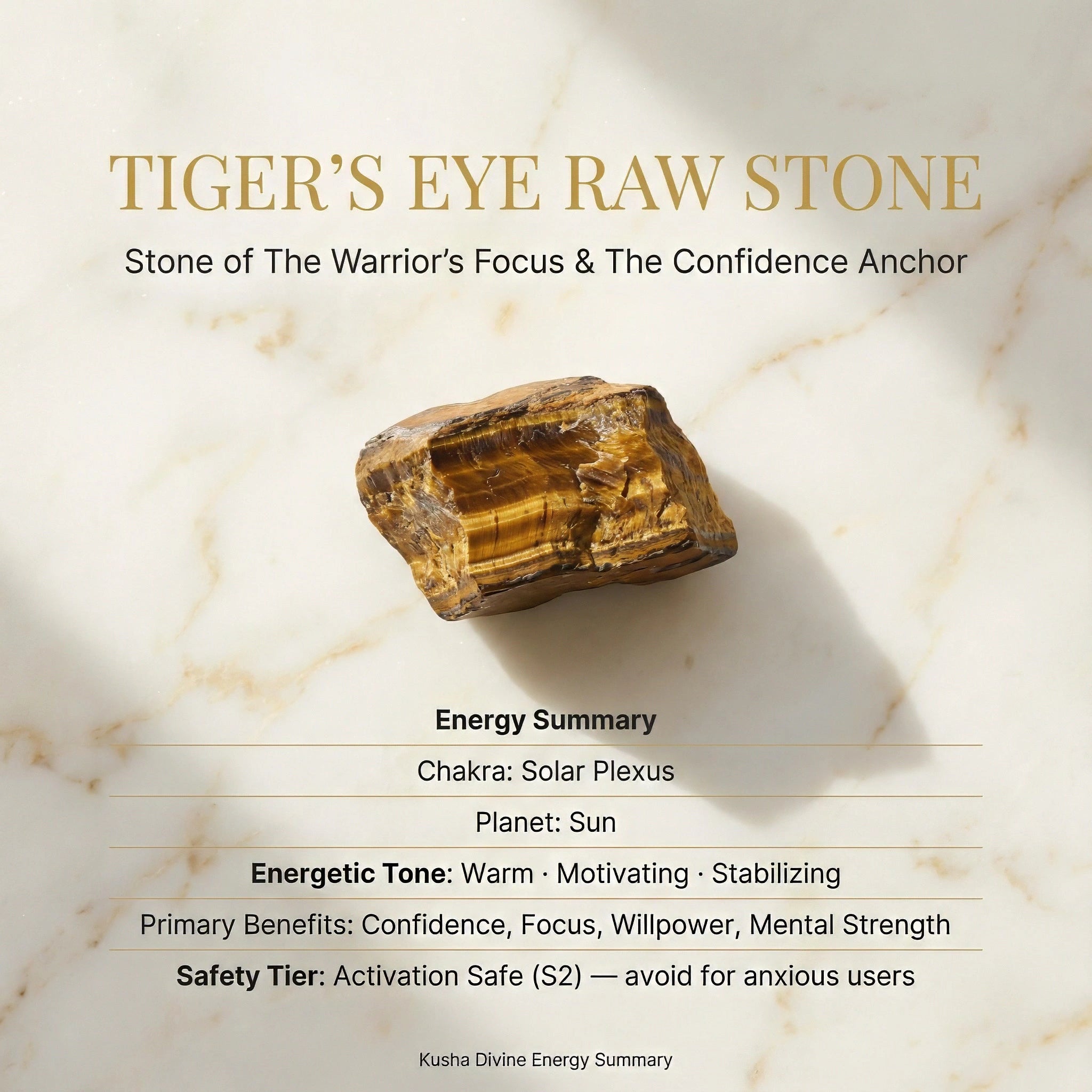Tiger’s Eye Raw Stone