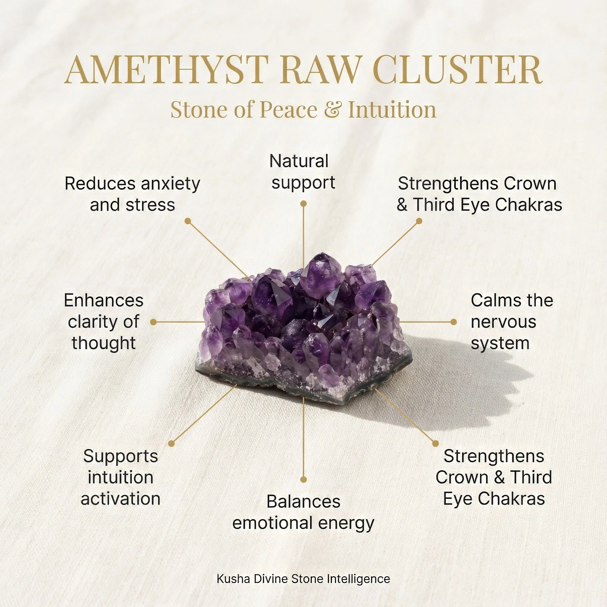 Amethyst Cluster Raw Stone