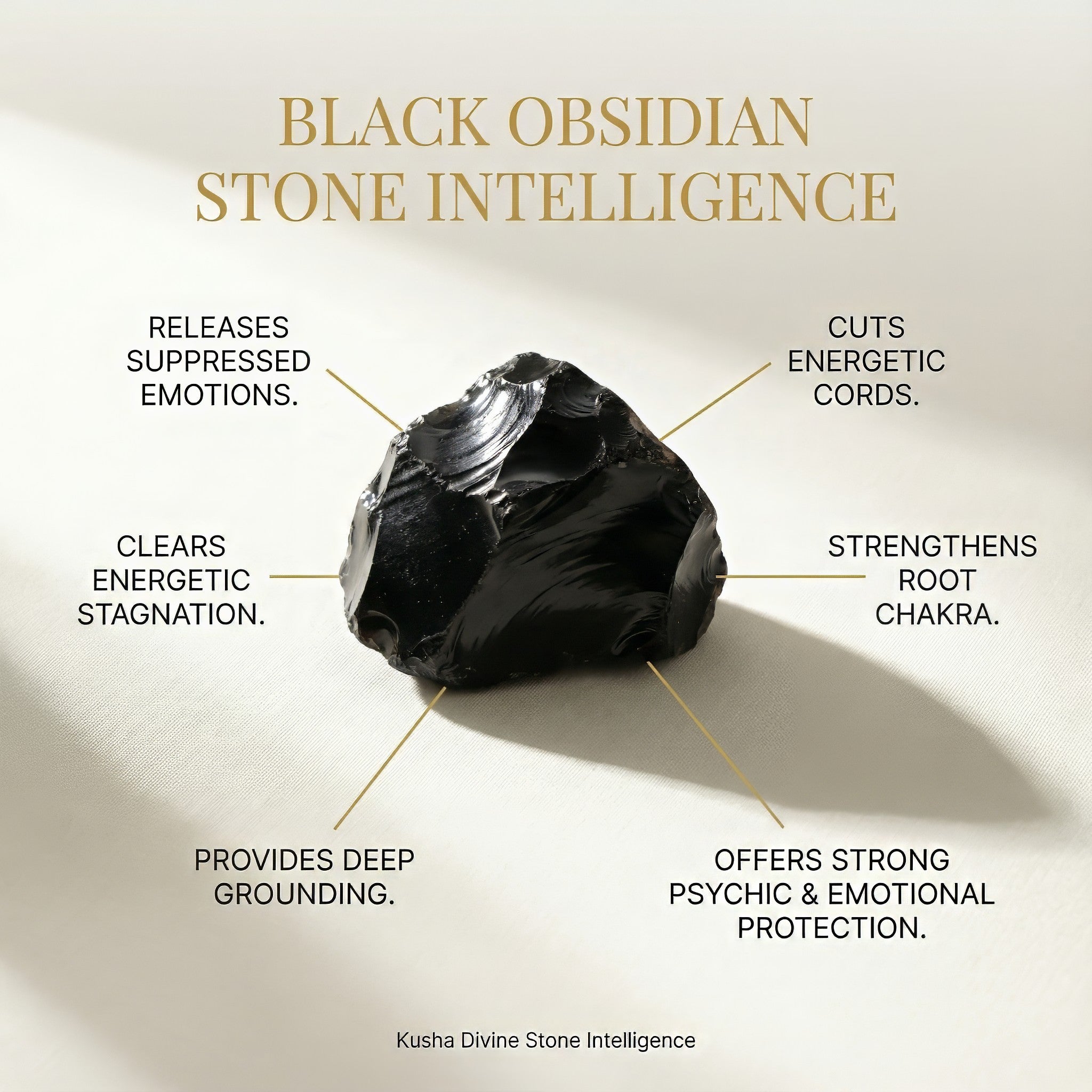 Black Obsidian Raw Stone