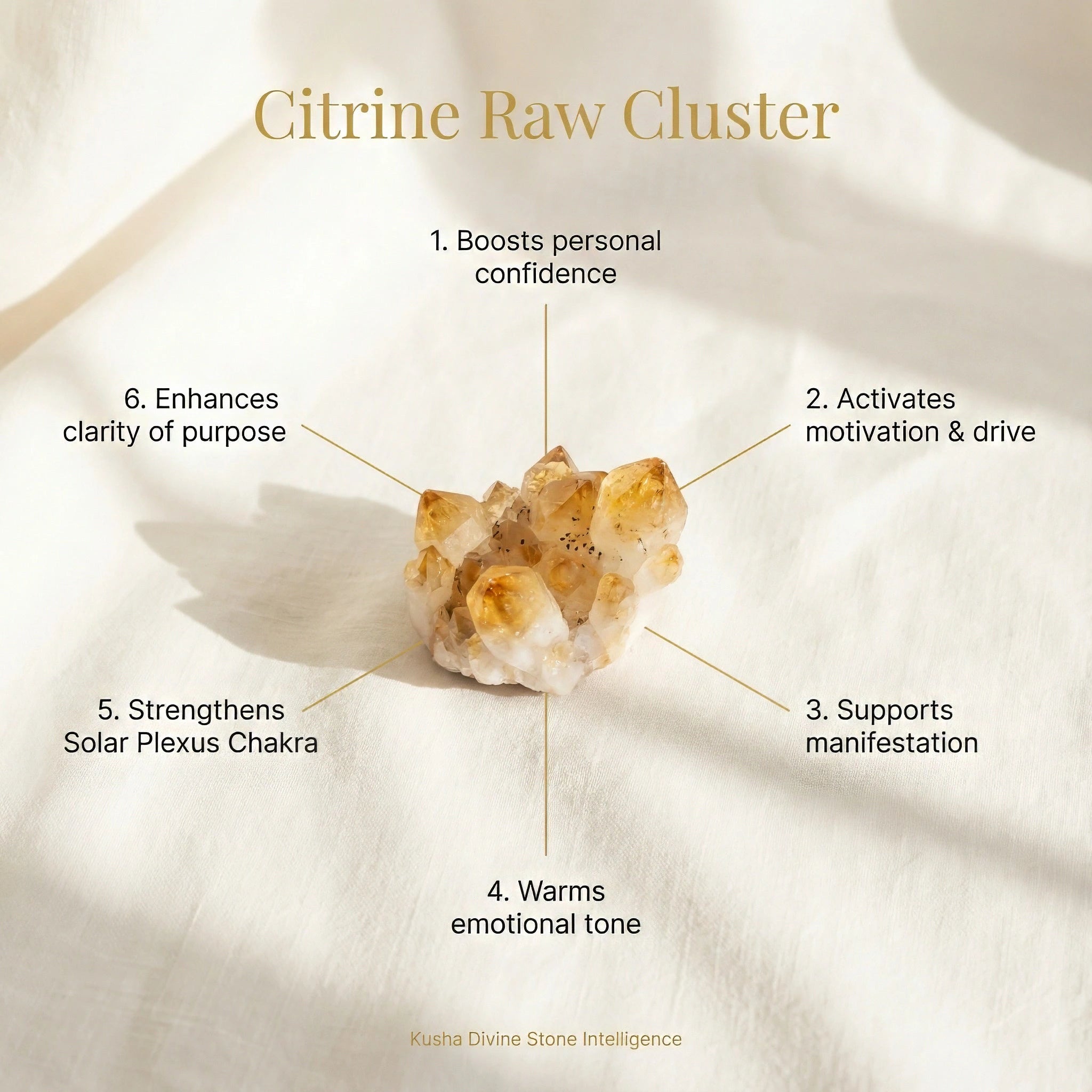 Citrine Raw Cluster