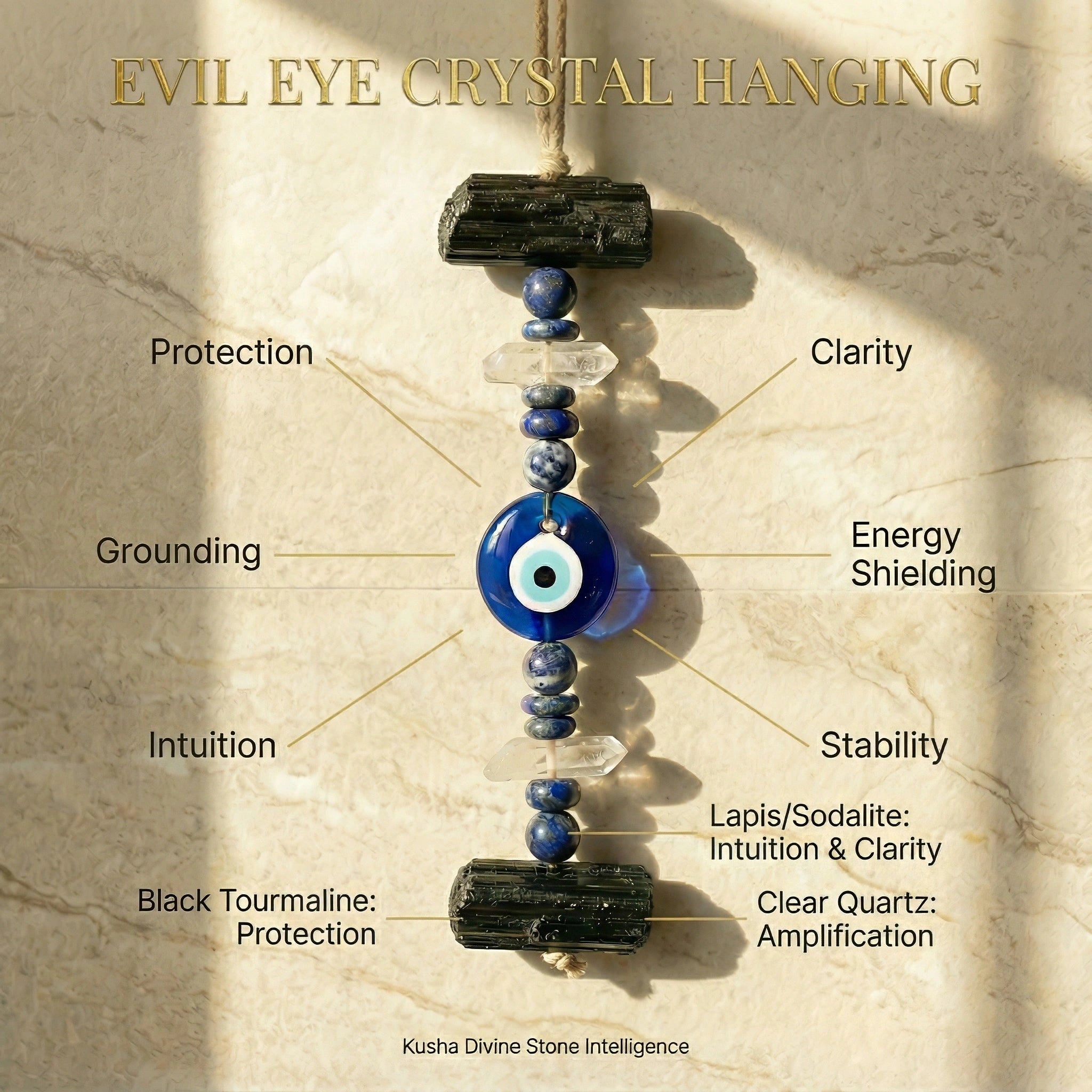Evil Eye Crystal Hanging