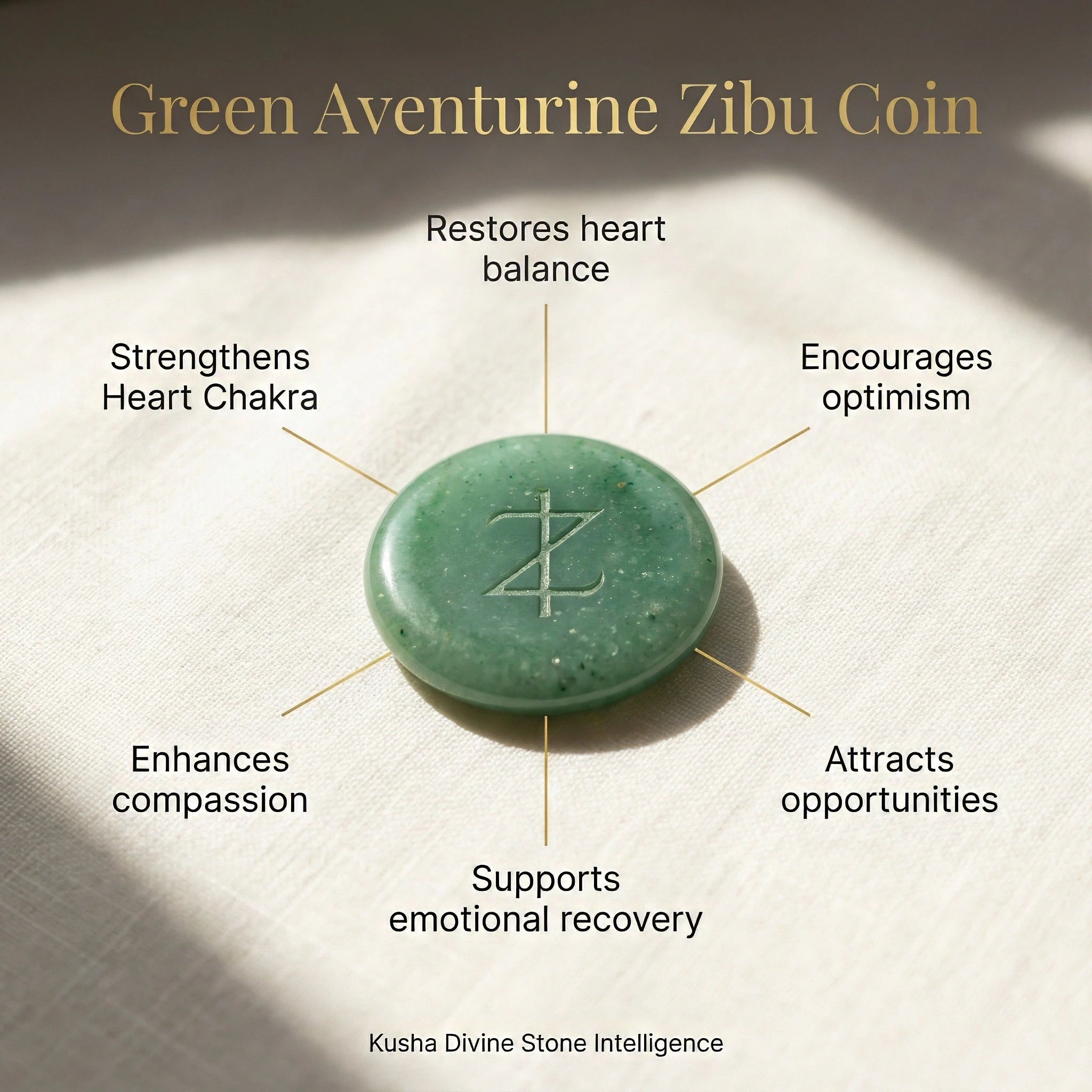 Aventurine verte Pièce