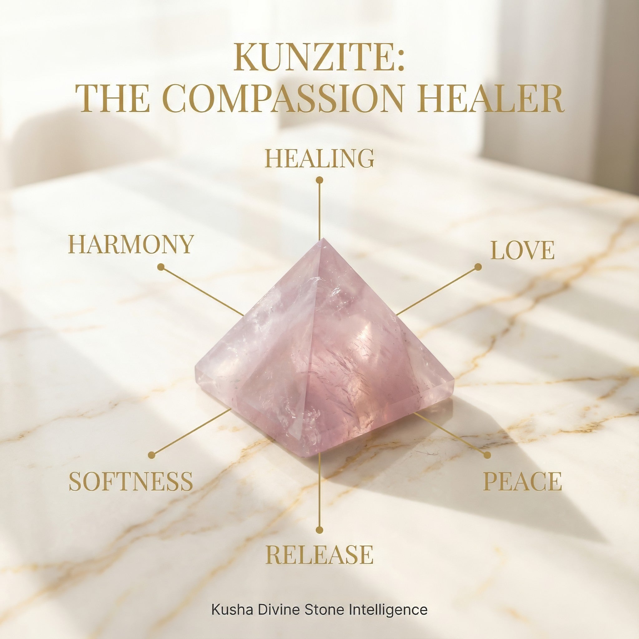 Kunzite Pyramid