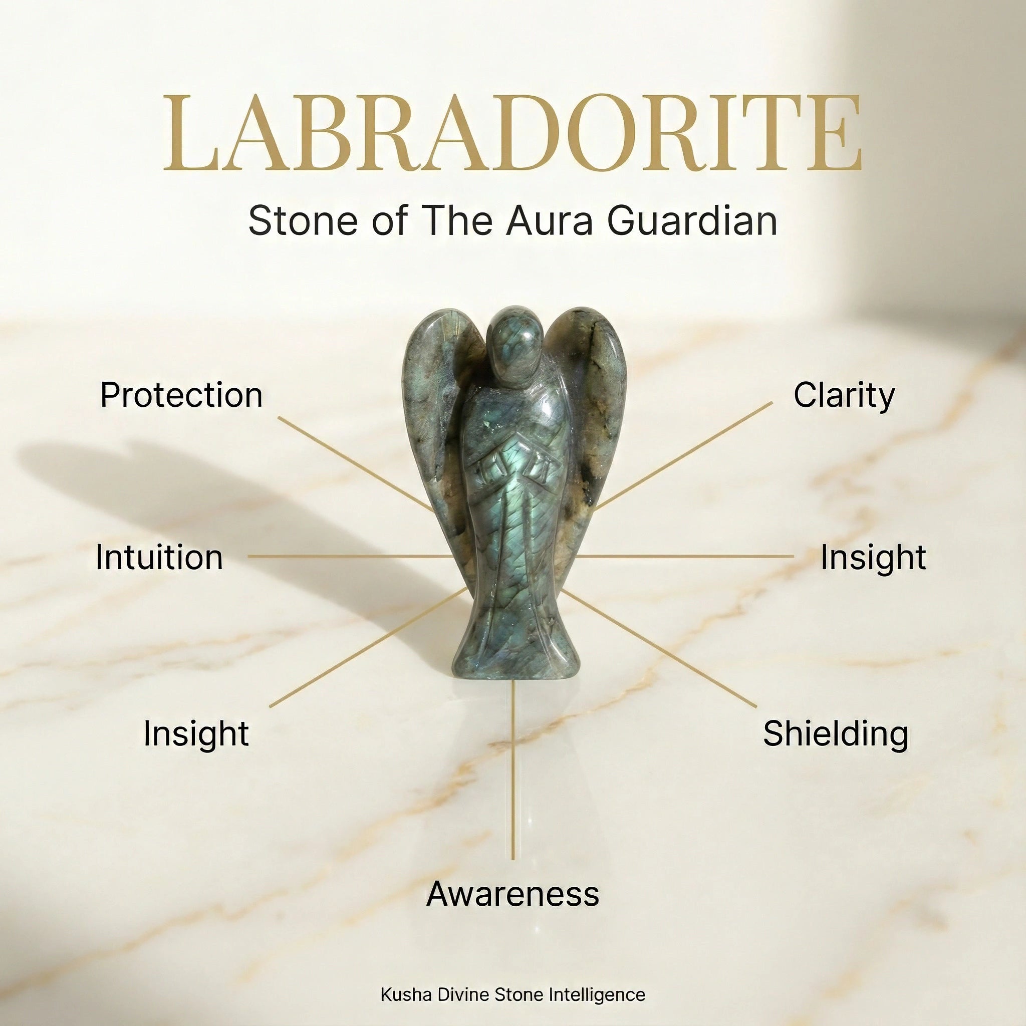 Ange en labradorite