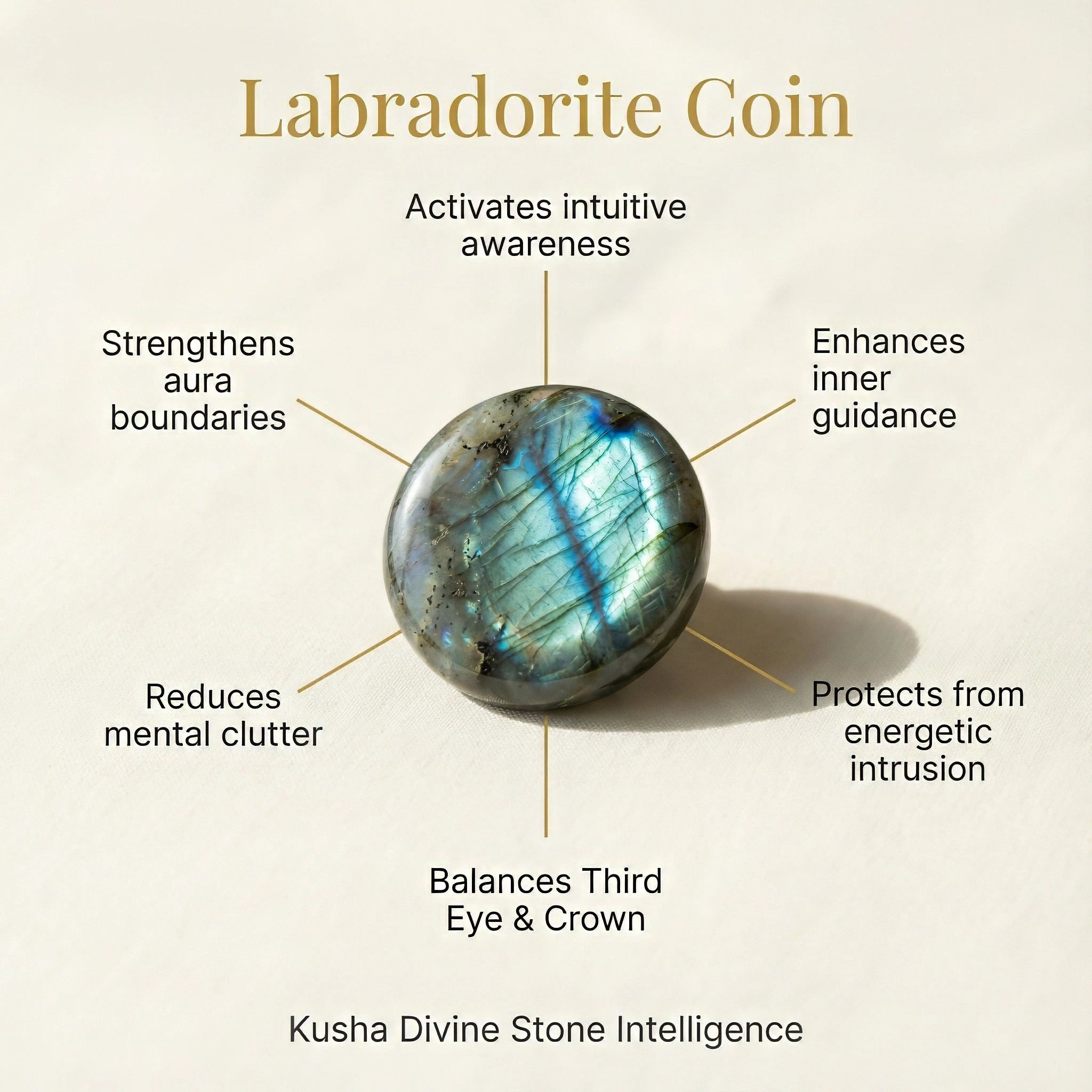 Labradorite Coin
