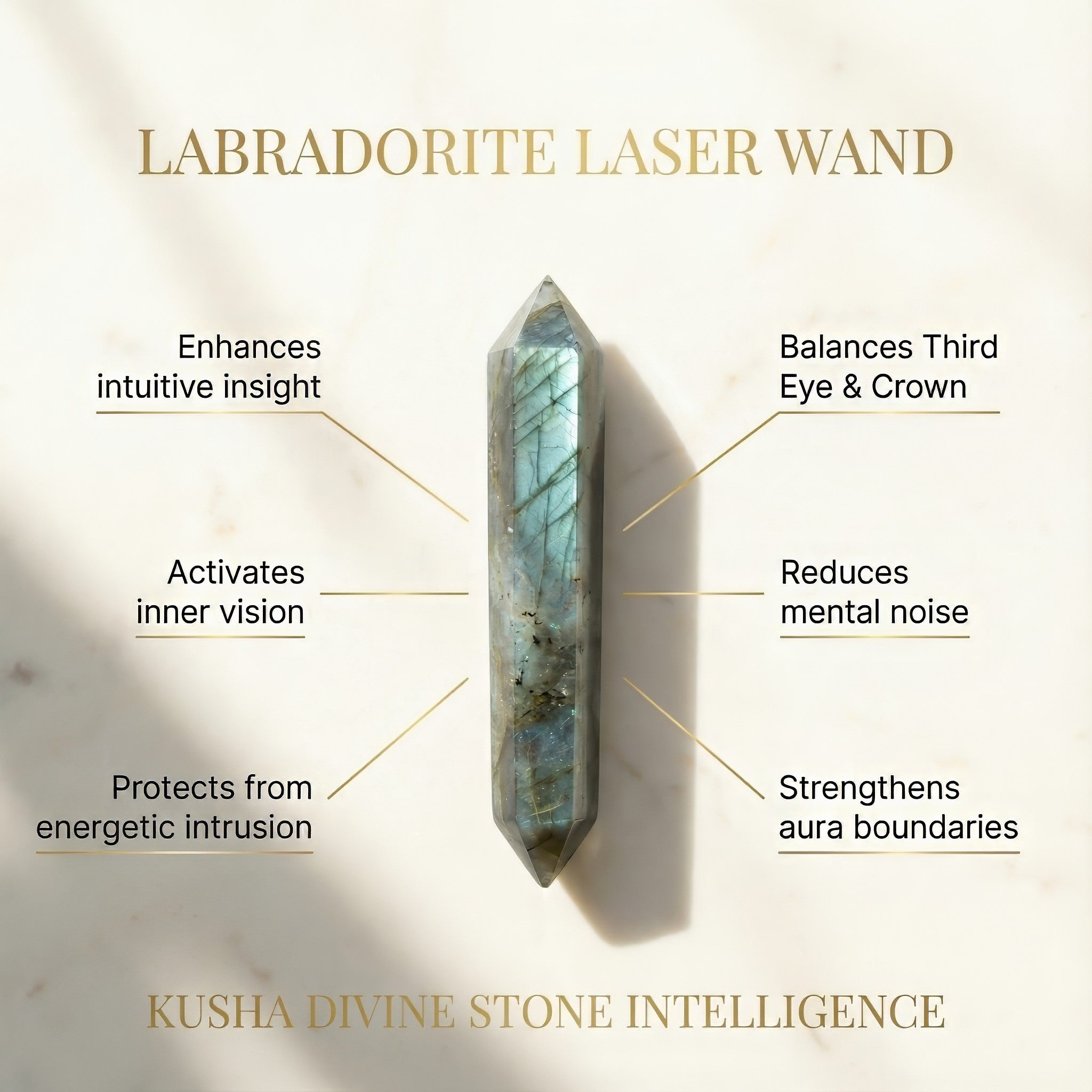 Labradorite Laser Wand