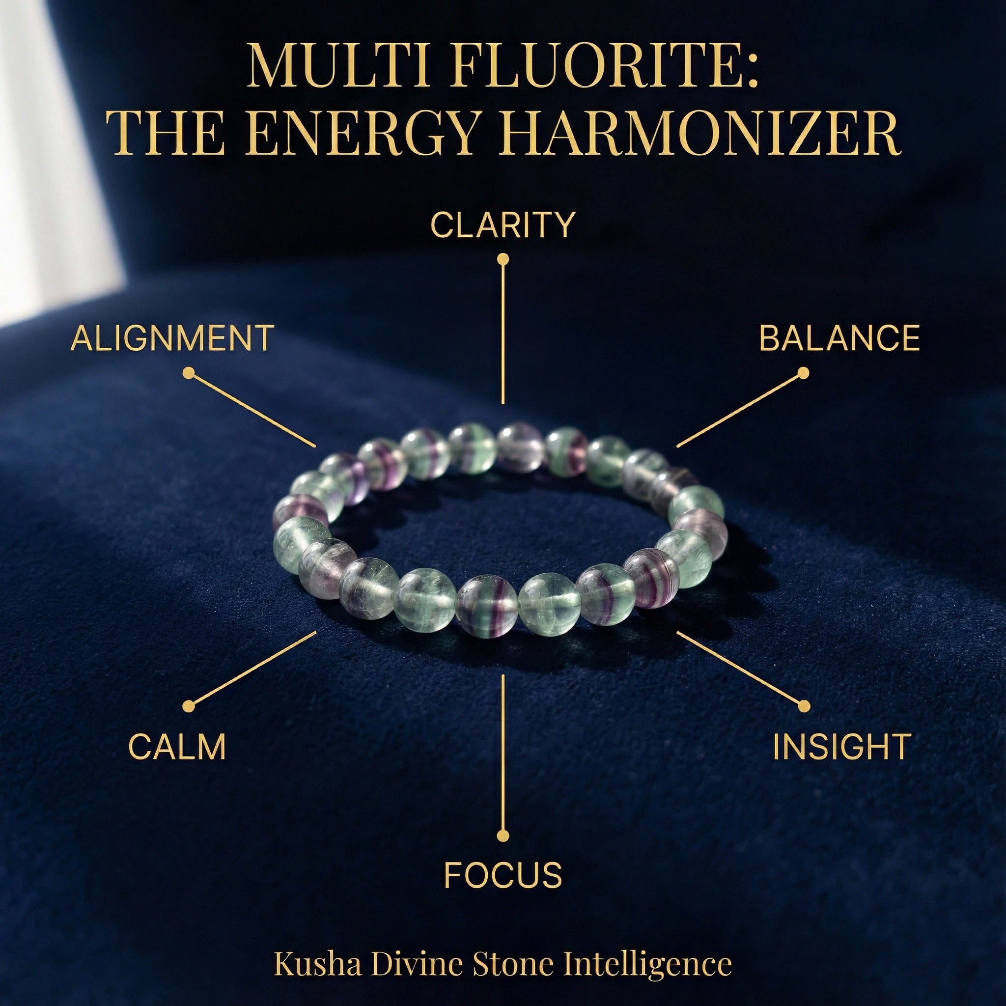 Multi Fluorite Bracelet